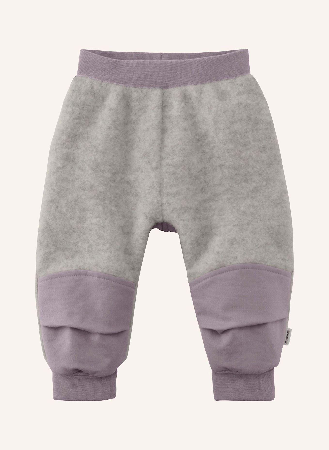 hessnatur hessnatur Wollfleece Hose mit Softshell aus Bio-Merinowolle: GRAU