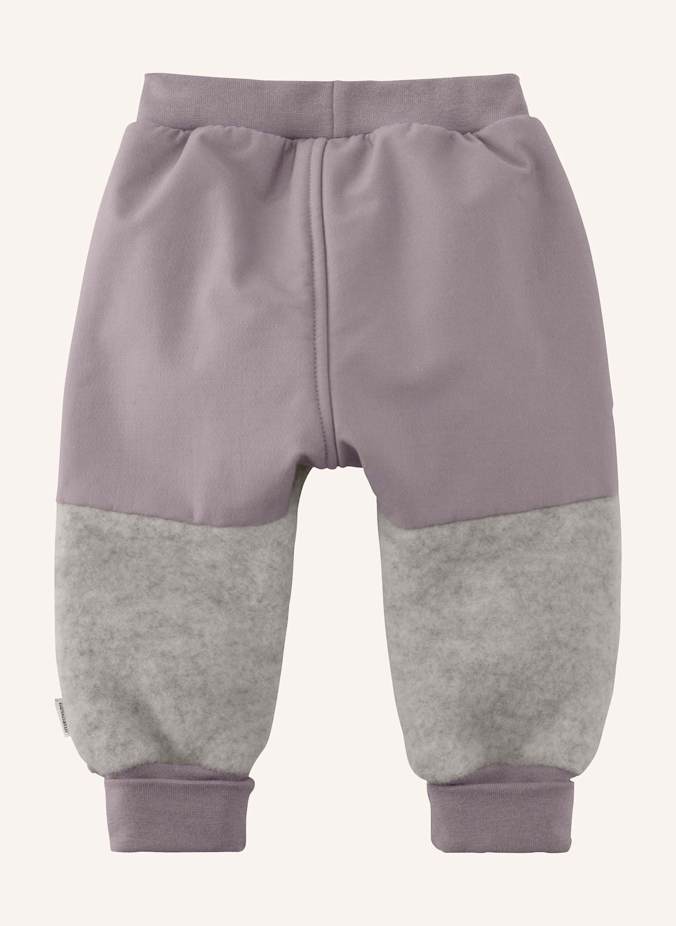 hessnatur hessnatur Wollfleece Hose mit Softshell aus Bio-Merinowolle: GRAU