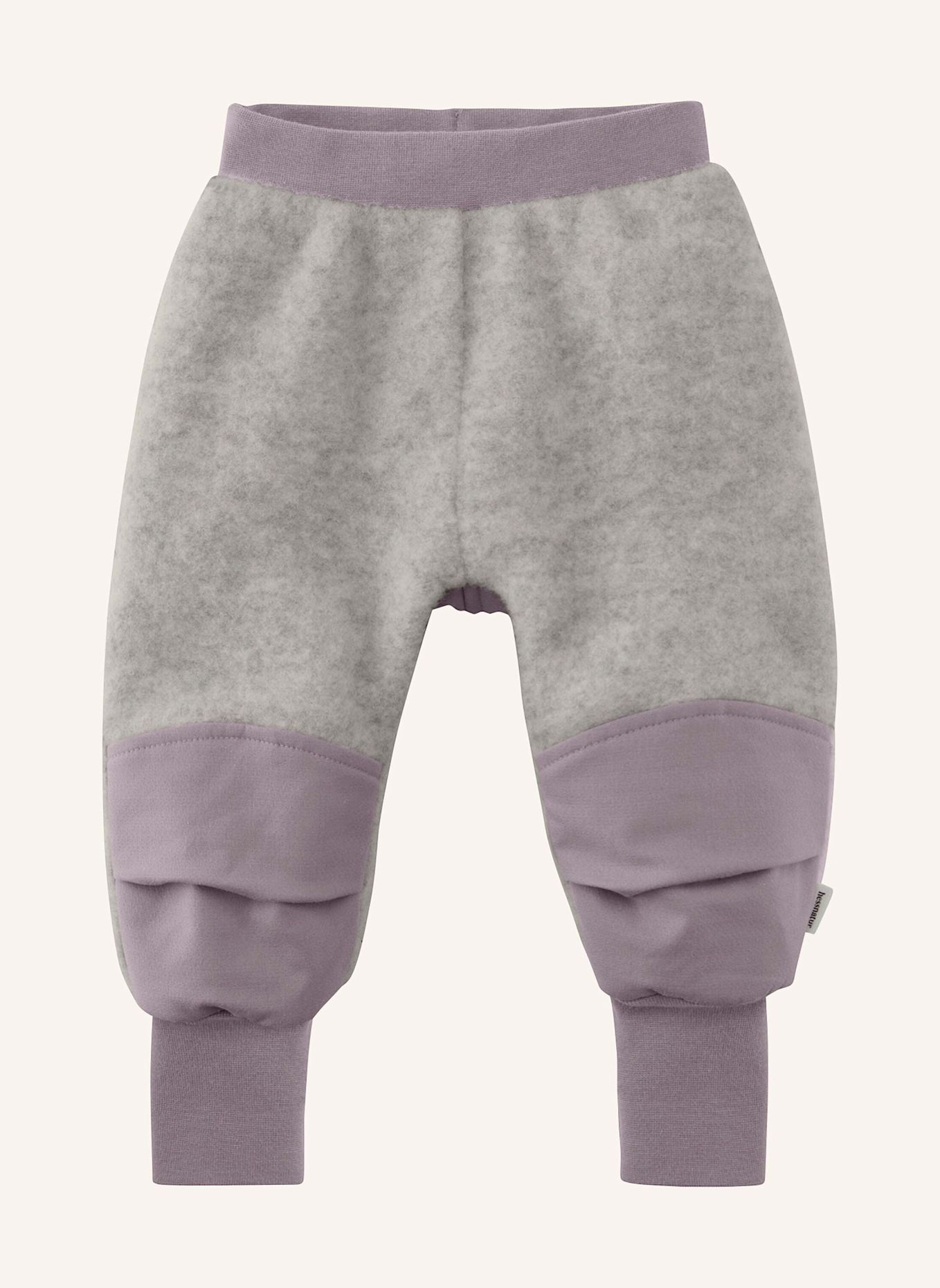 hessnatur hessnatur Wollfleece Hose mit Softshell aus Bio-Merinowolle: GRAU