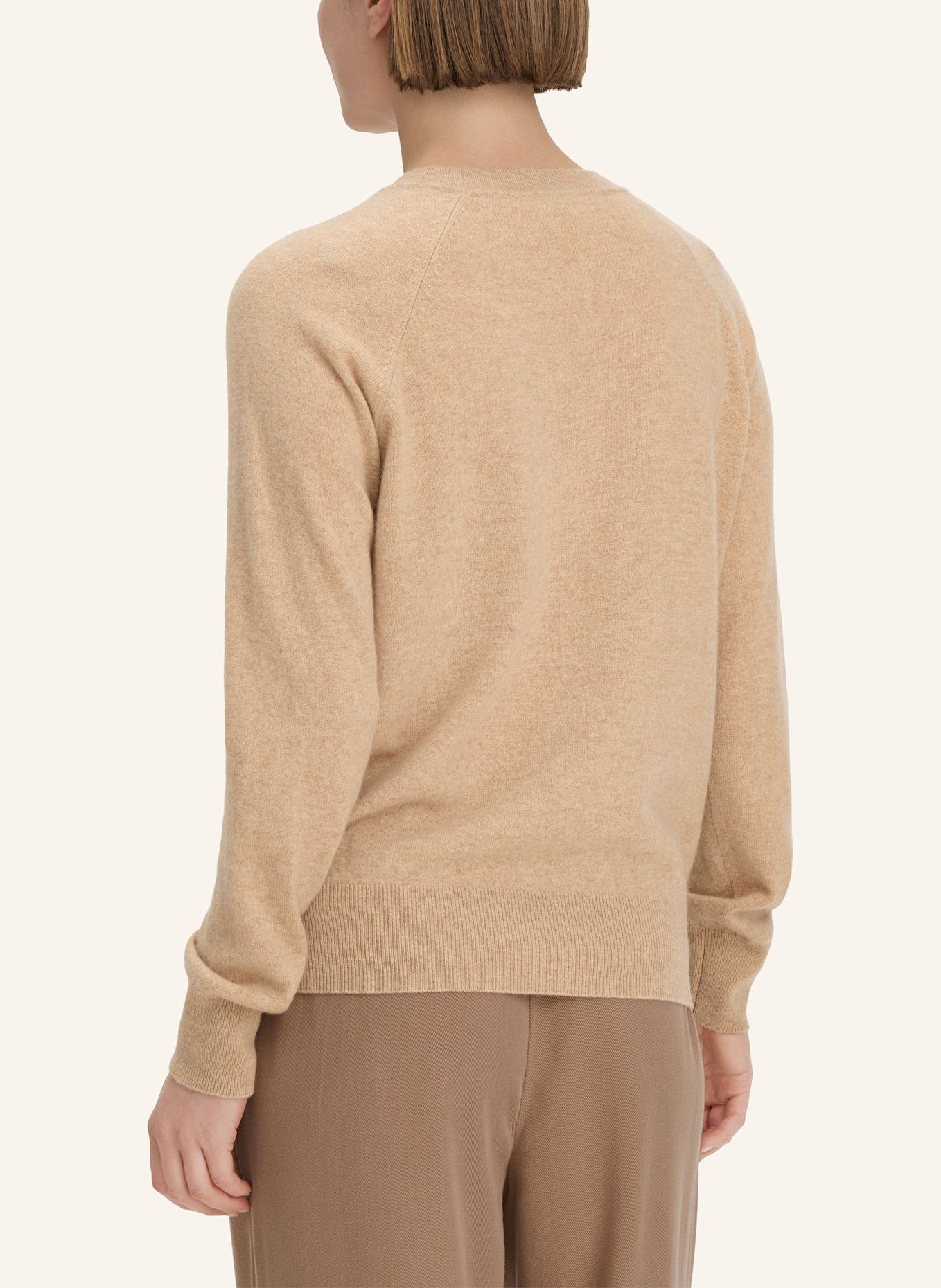hessnatur hessnatur Strick Pullover Relaxed aus Cashmere mit Recycling-Anteil: GOLD
