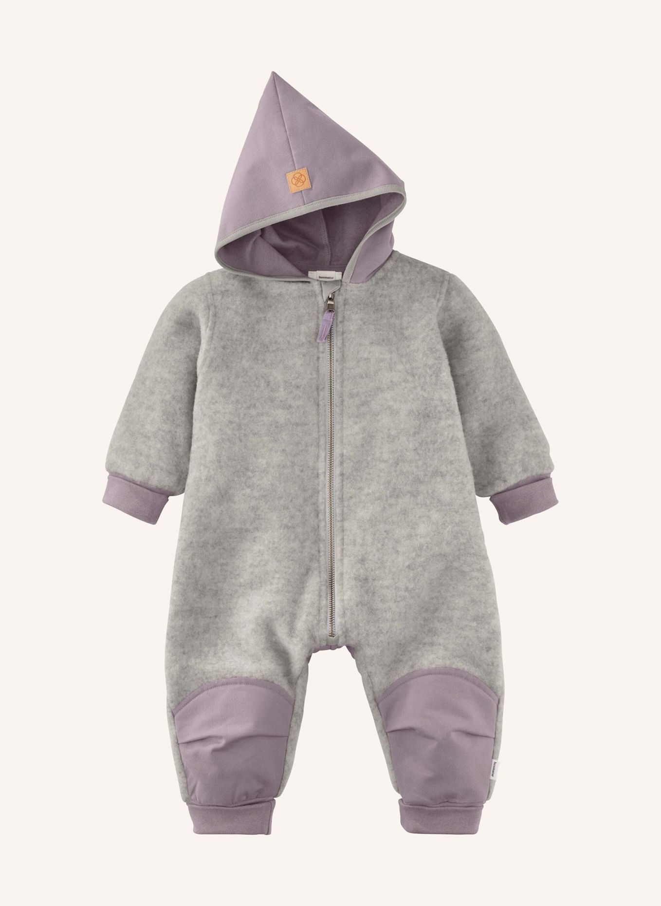 hessnatur Wollfleece Overall: GRAU