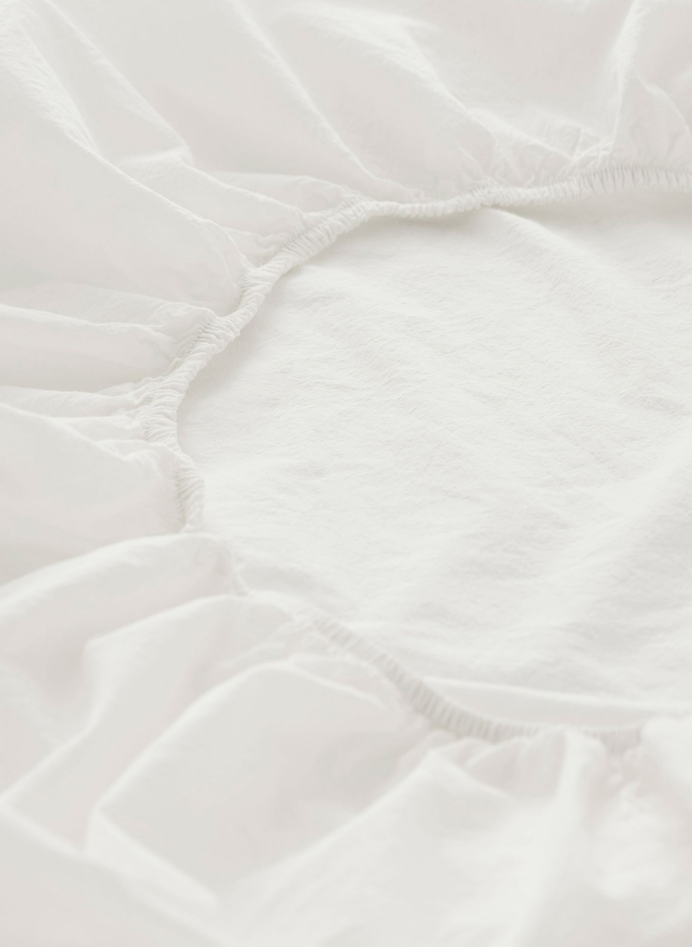 hessnatur Perkal Spannbettlaken: WEISS