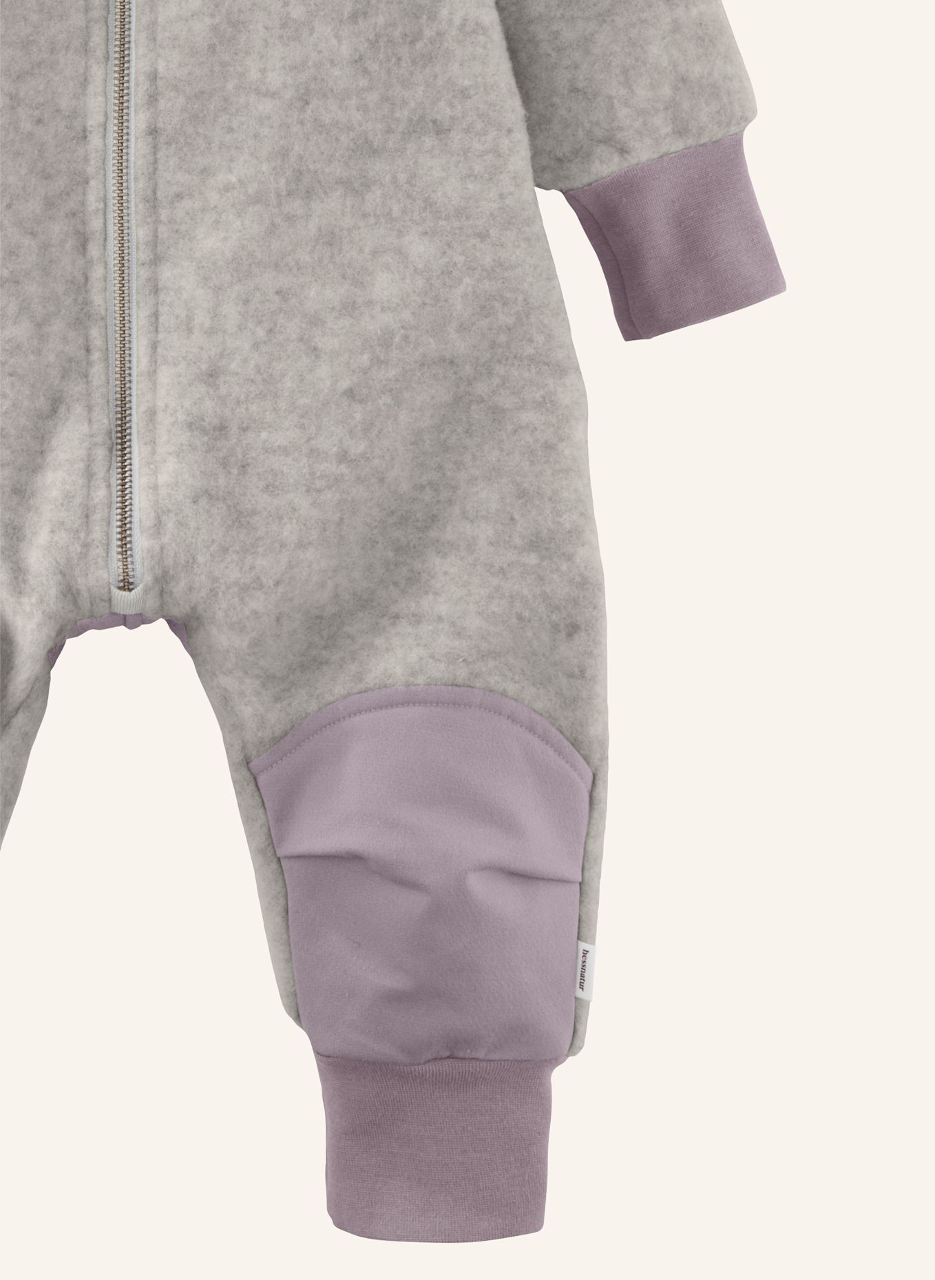 hessnatur Wollfleece Overall: GRAU