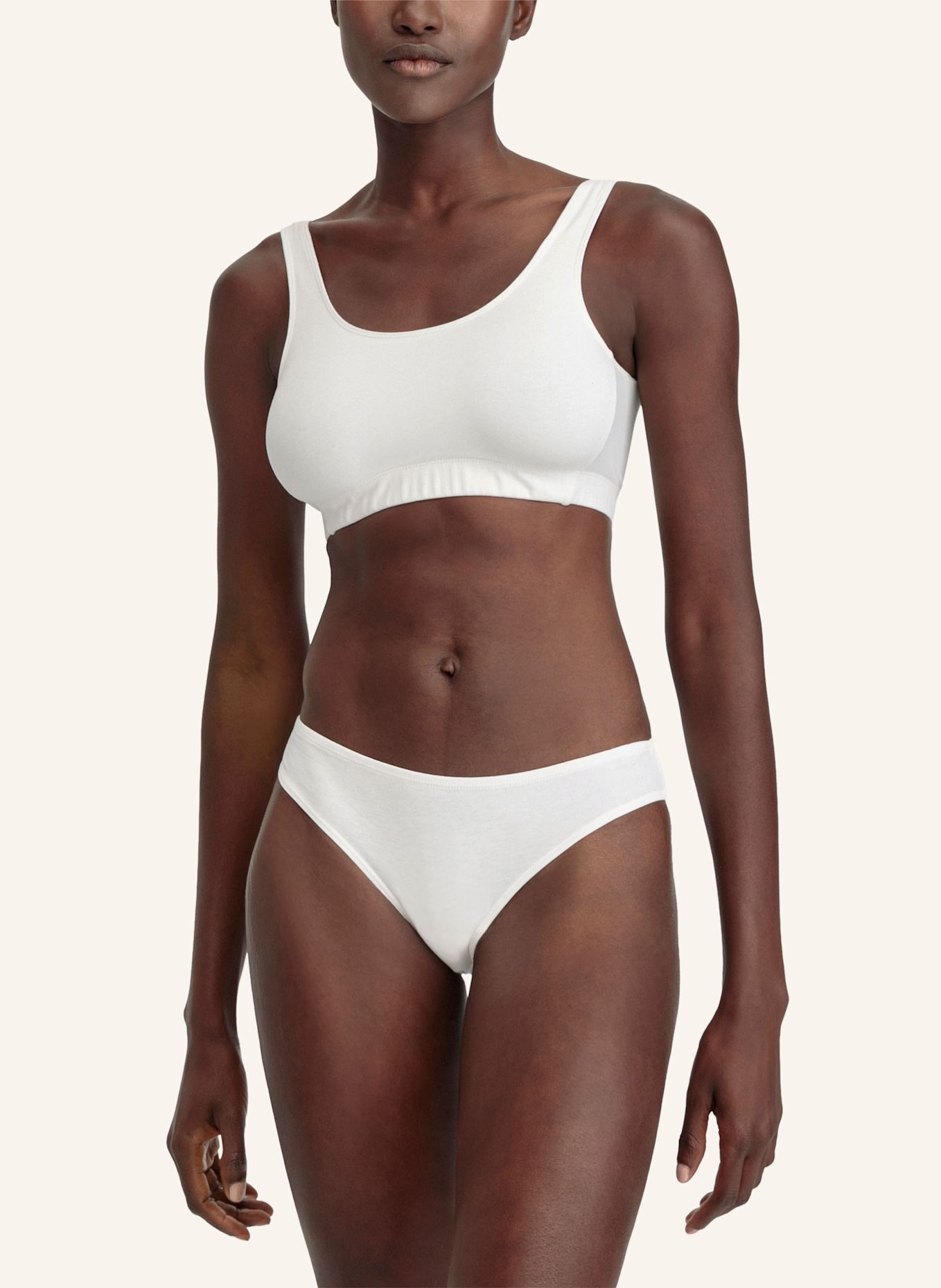 hessnatur Slip Regular Cut: WEISS