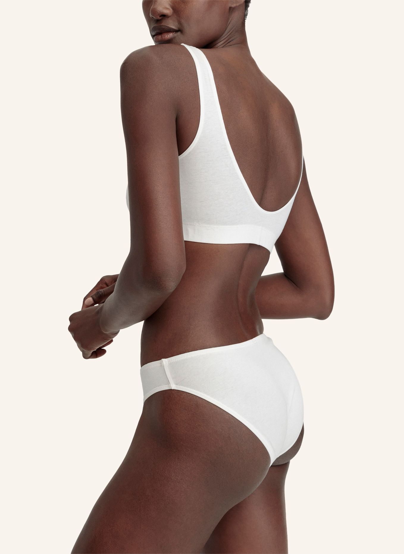 hessnatur Slip Regular Cut: WEISS