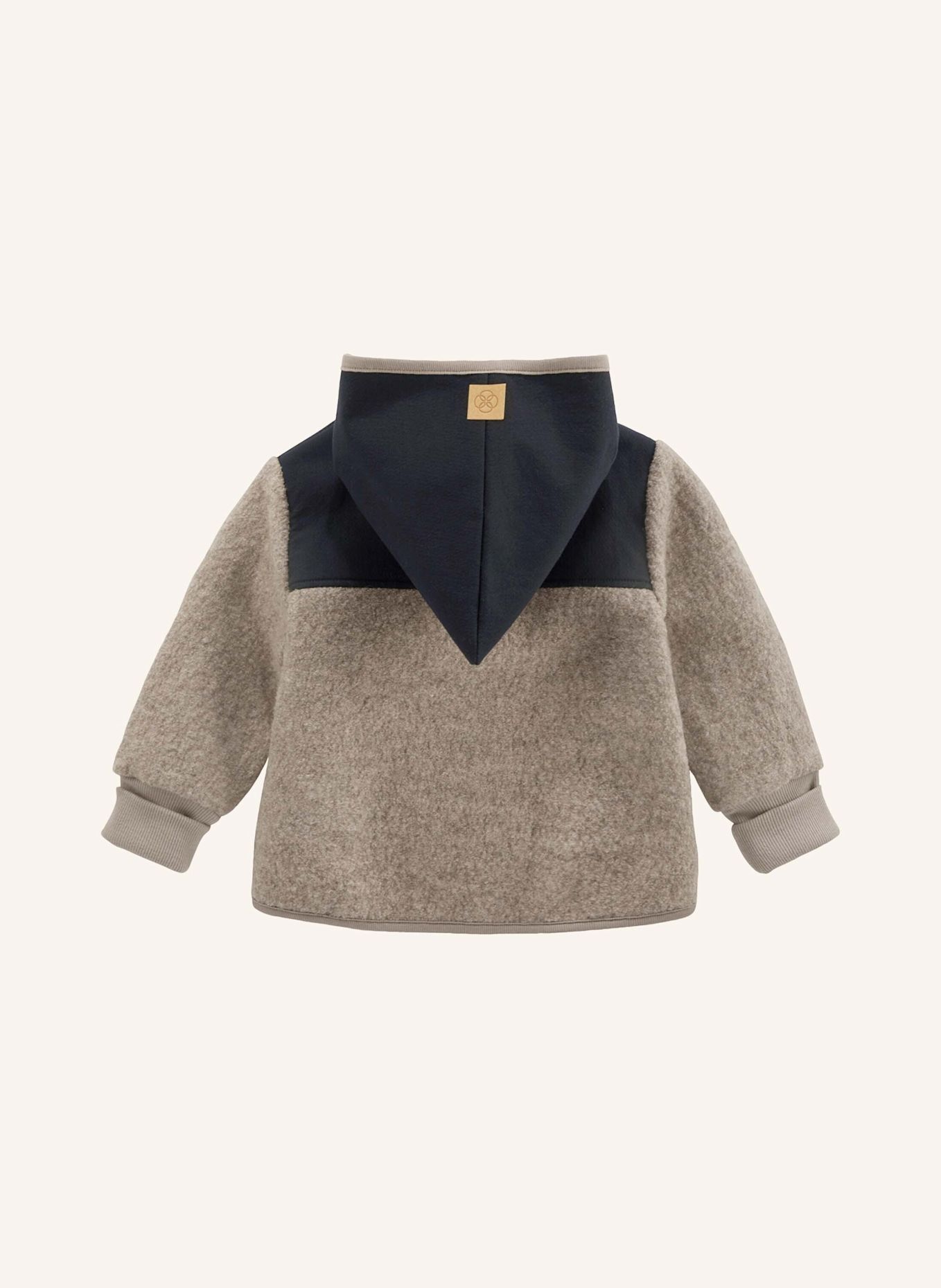 hessnatur Wollwalk Jacke: GRAU