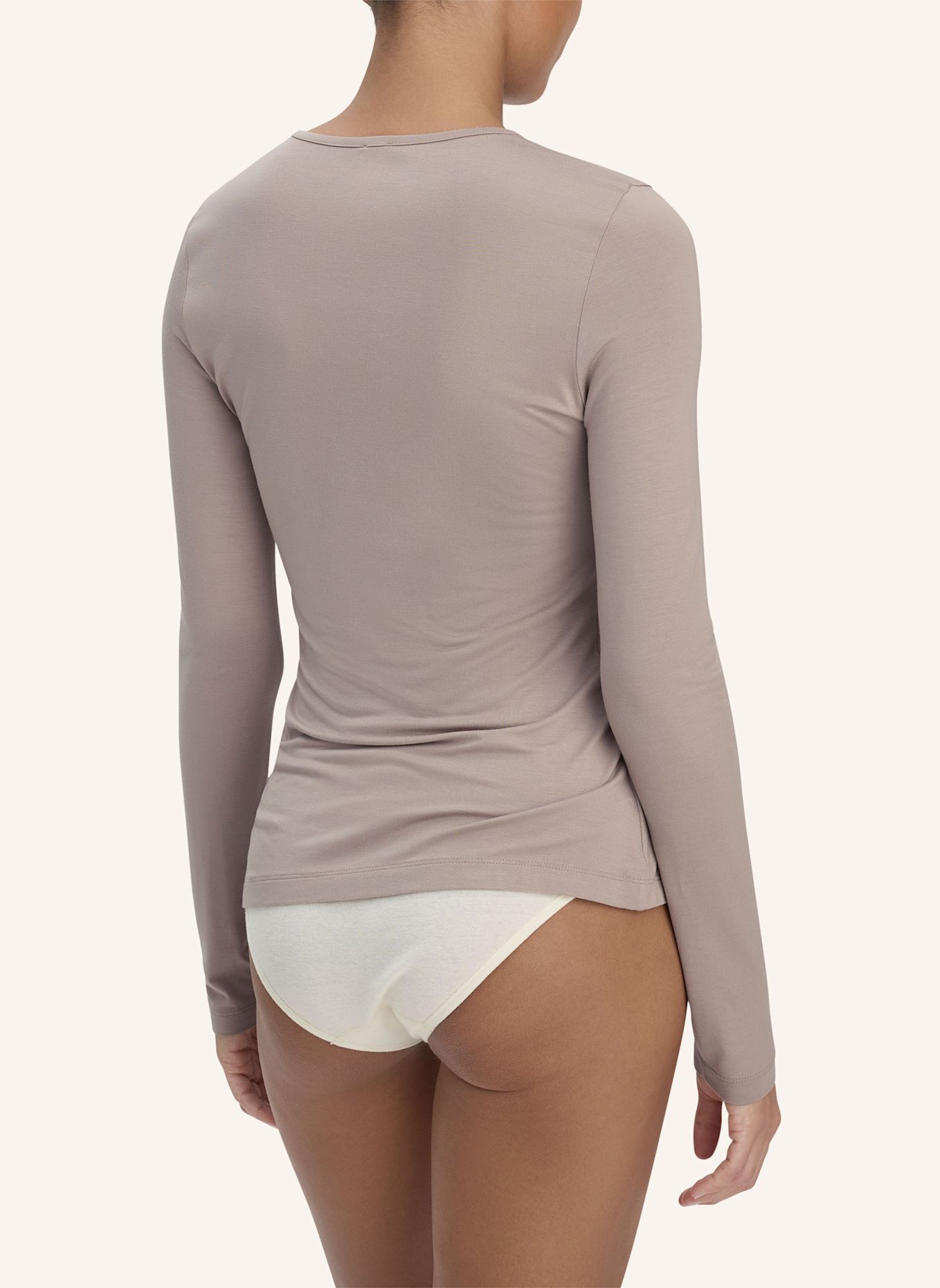hessnatur Longsleeve: BRAUN