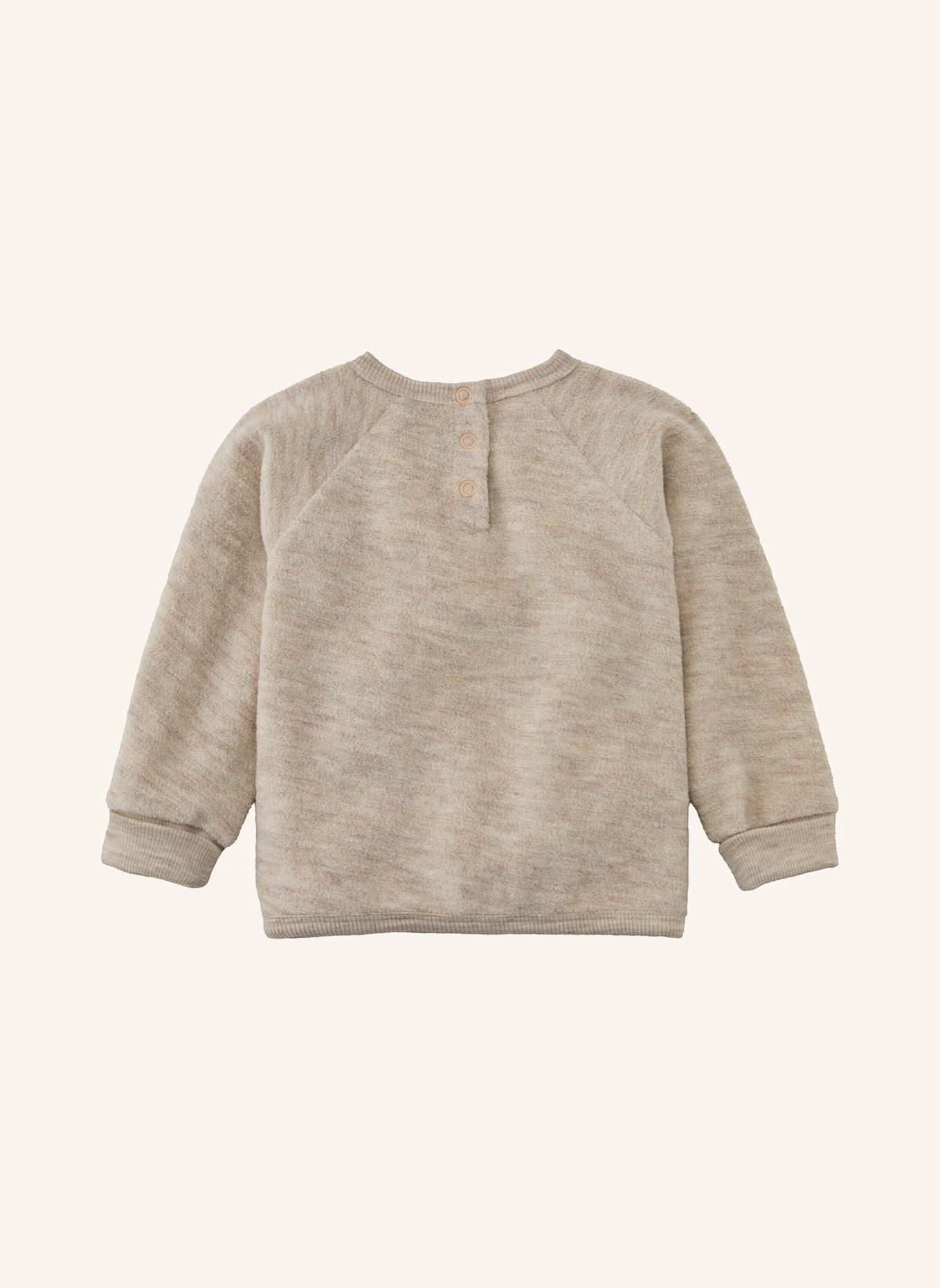 hessnatur hessnatur Wollfrottee Sweatshirt Raglan aus reiner Bio-Merinowolle: BEIGE