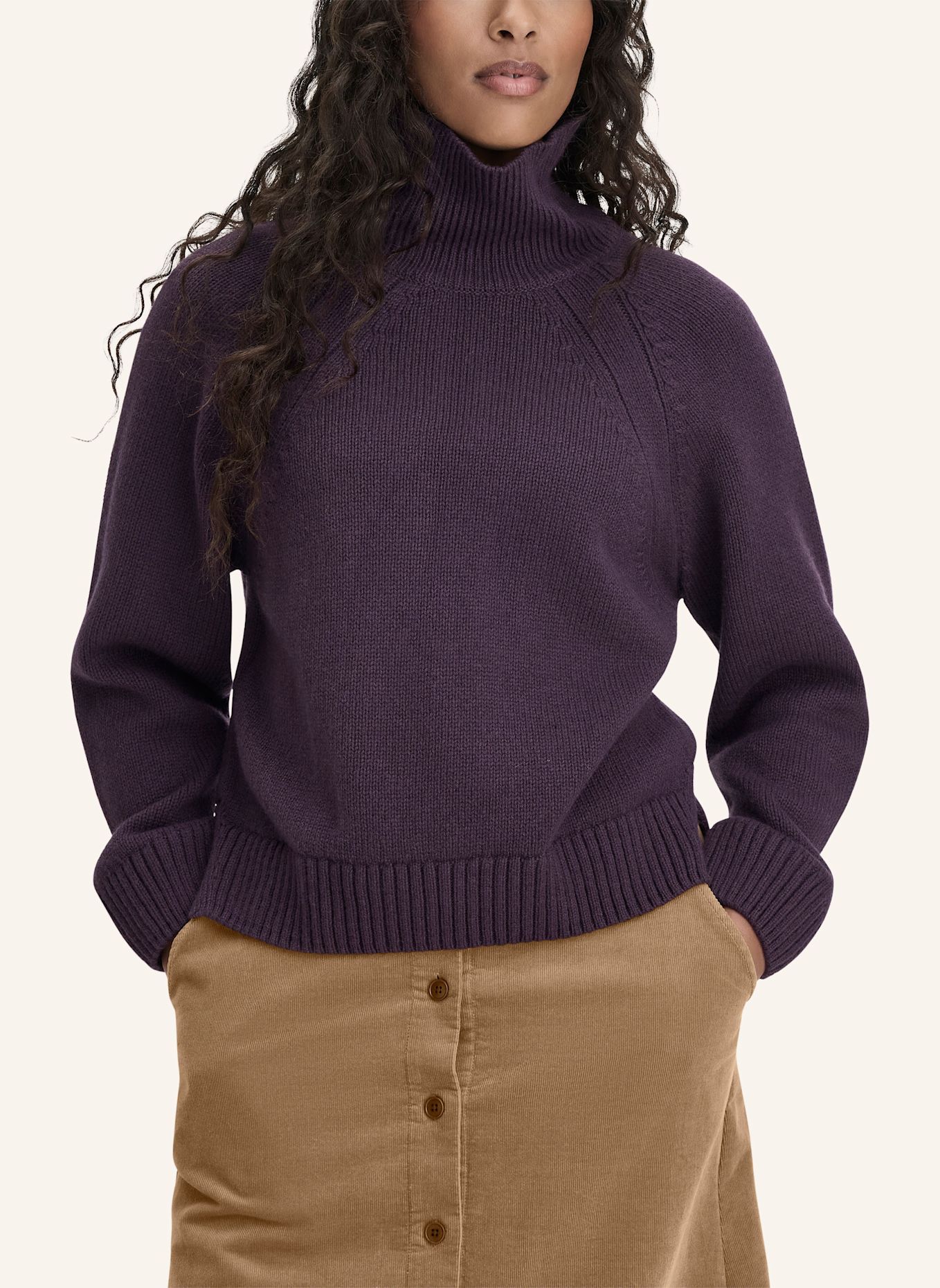 hessnatur Strick Pullover: LILA