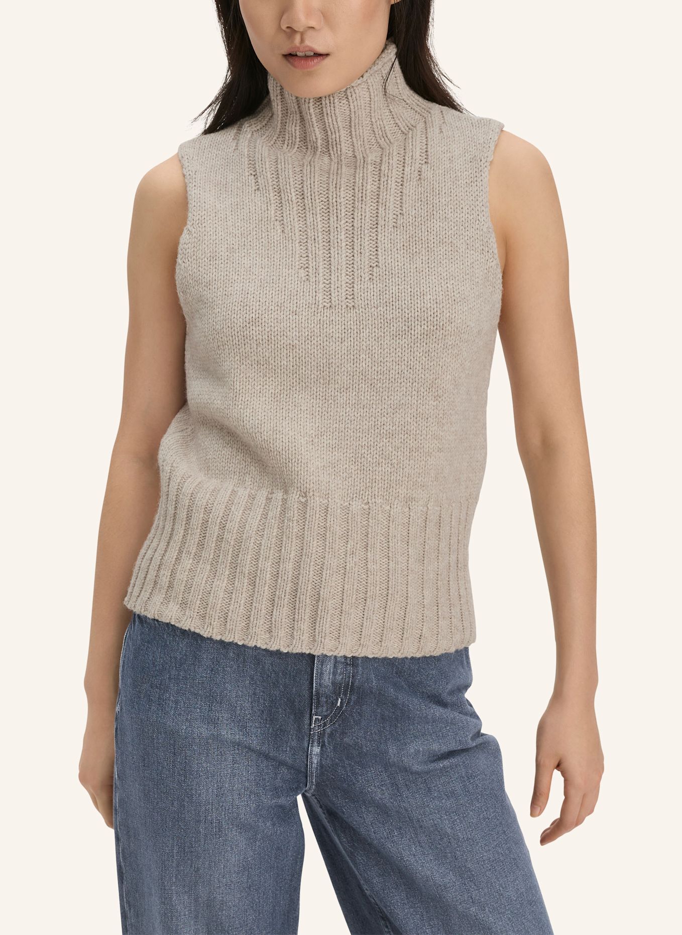 hessnatur hessnatur Strick Pullover aus Wolle und Bio-Baumwolle: WEISS