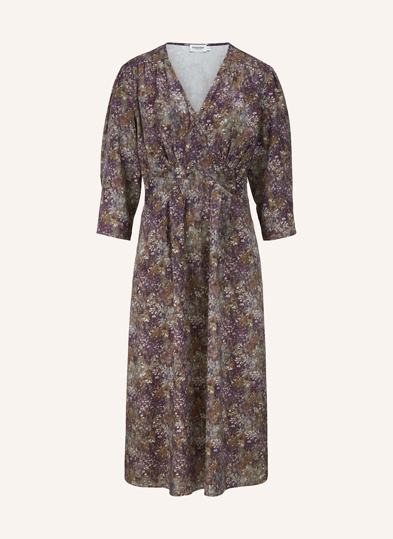 hessnatur hessnatur Kleid tailliert aus TENCEL™ Lyocell und LENZING™ ECOVERO™ Viskose: LILA