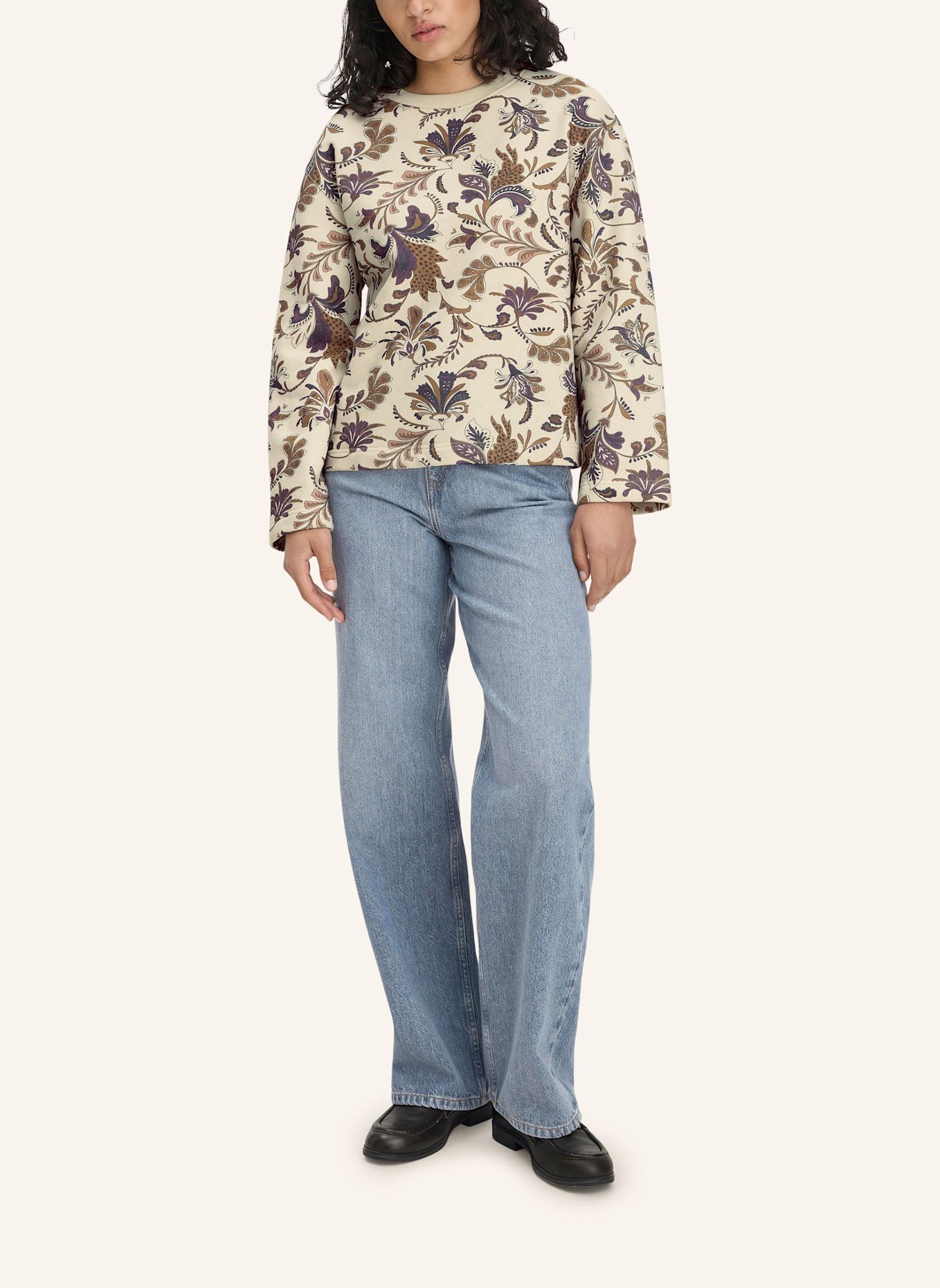 hessnatur hessnatur Sweatshirt Relaxed aus Bio-Baumwolle mit recycelter Baumwolle: BEIGE