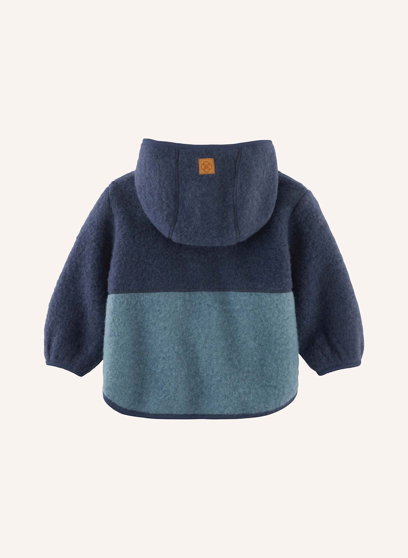 hessnatur Wollfleece Jacke: BLAU