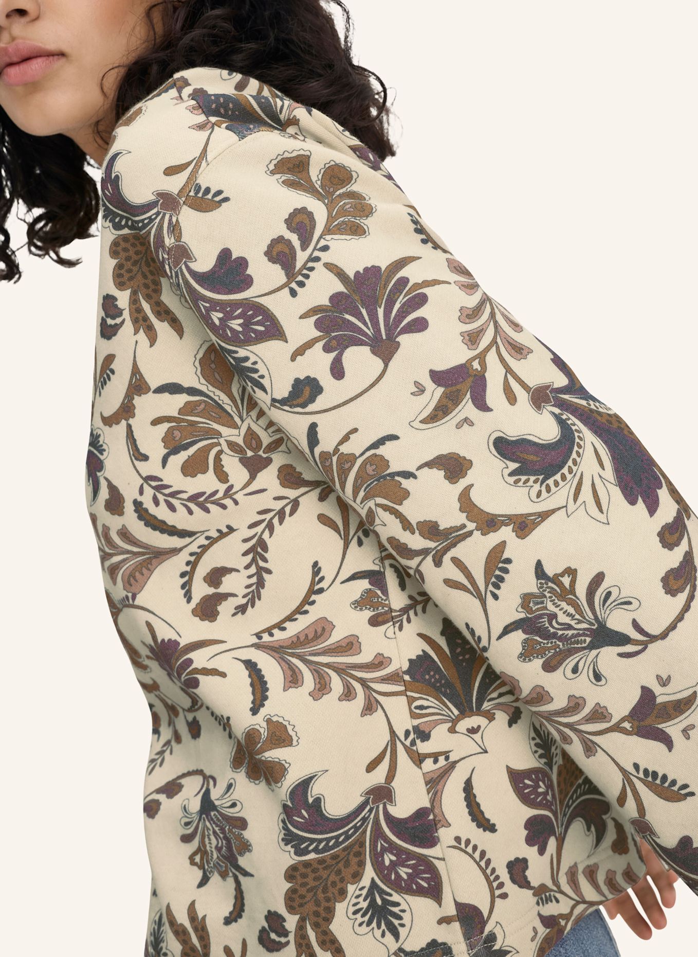 hessnatur hessnatur Sweatshirt Relaxed aus Bio-Baumwolle mit recycelter Baumwolle: BEIGE