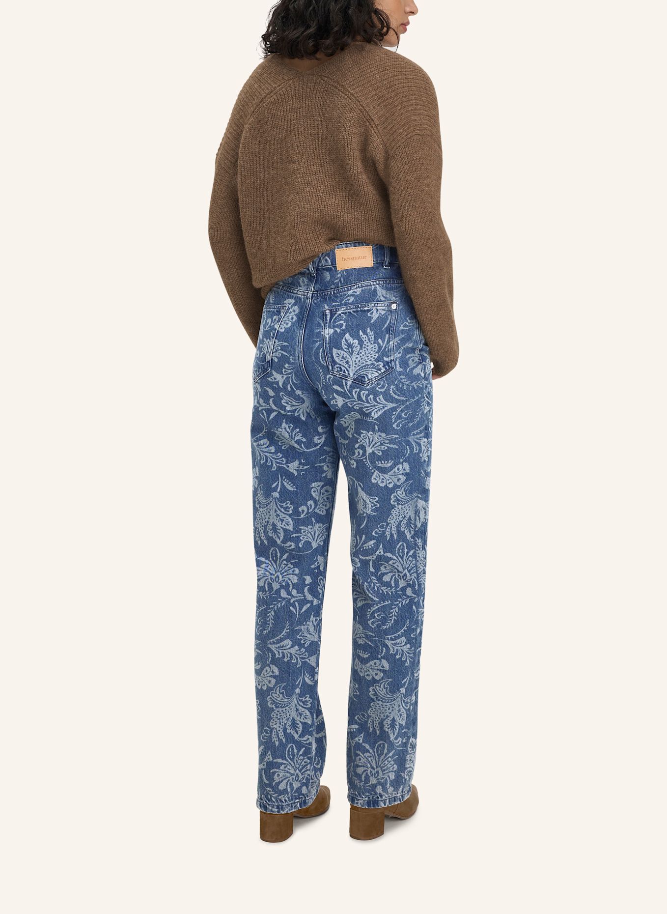 hessnatur hessnatur Jeans Straight Relaxed aus Bio-Baumwolle mit TENCEL™ Lyocell: BLAU