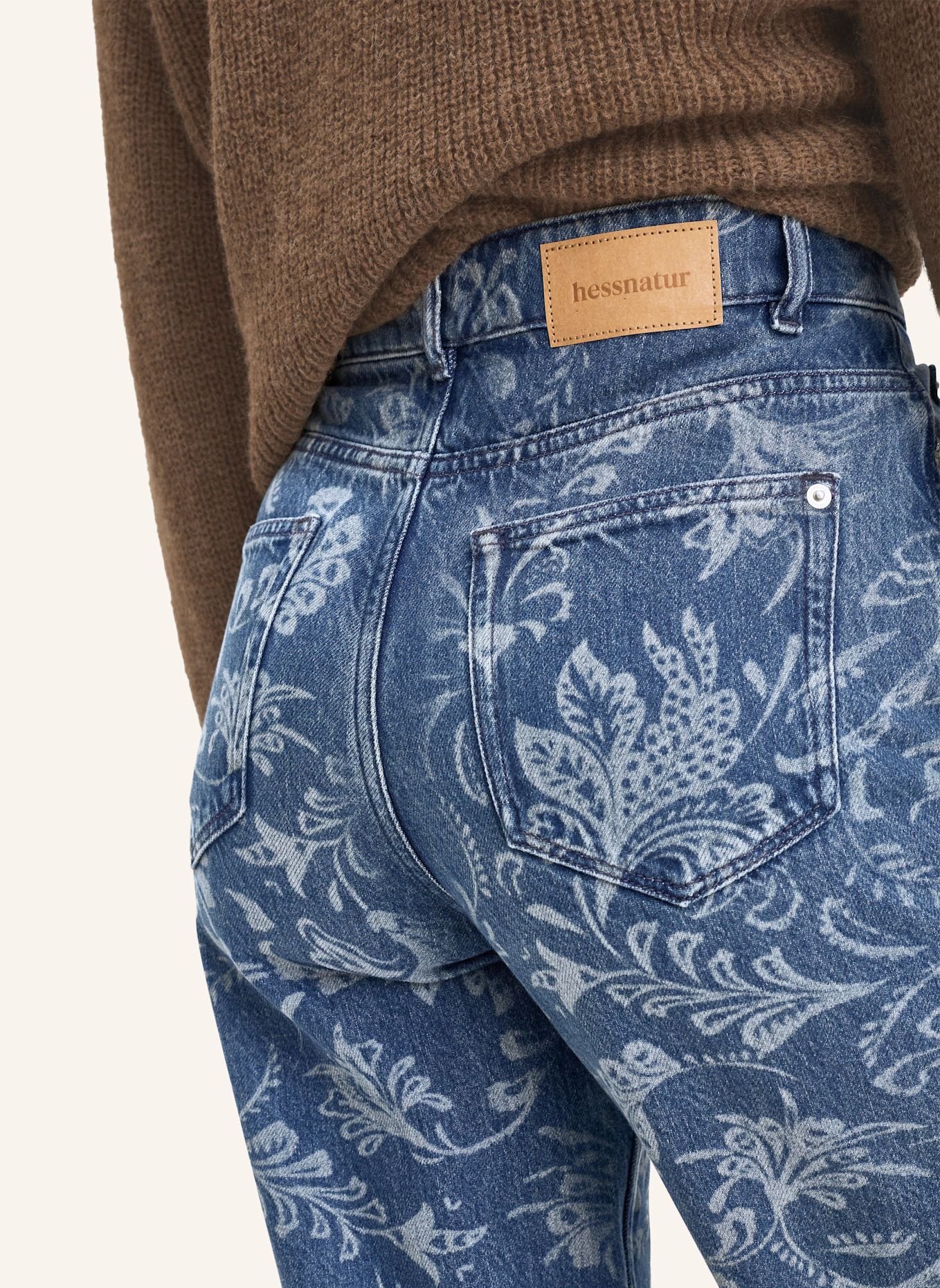 hessnatur hessnatur Jeans Straight Relaxed aus Bio-Baumwolle mit TENCEL™ Lyocell: BLAU
