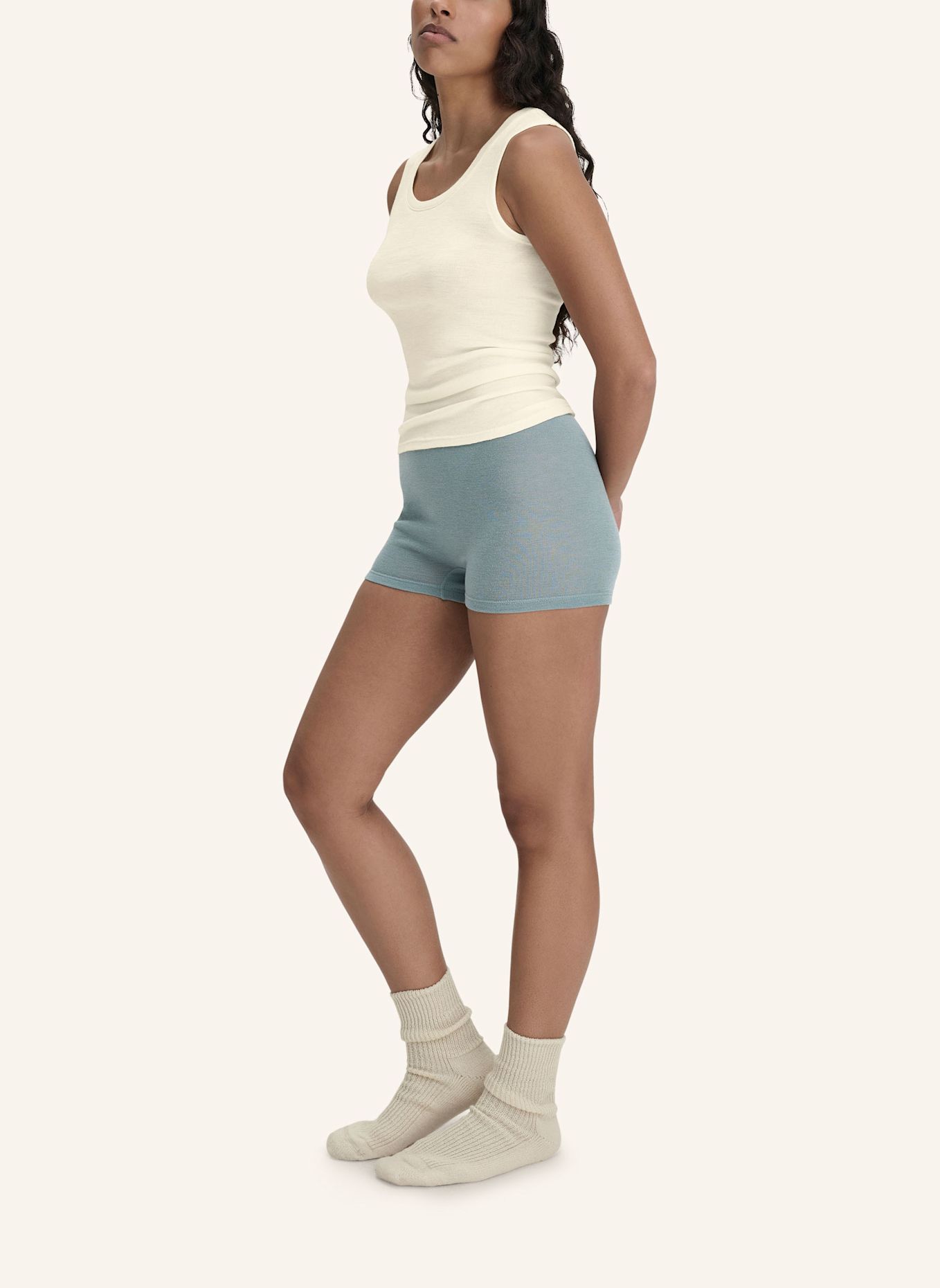 hessnatur hessnatur Tanktop PURE FUNCTION aus Bio-Merinowolle mit Seide: BEIGE