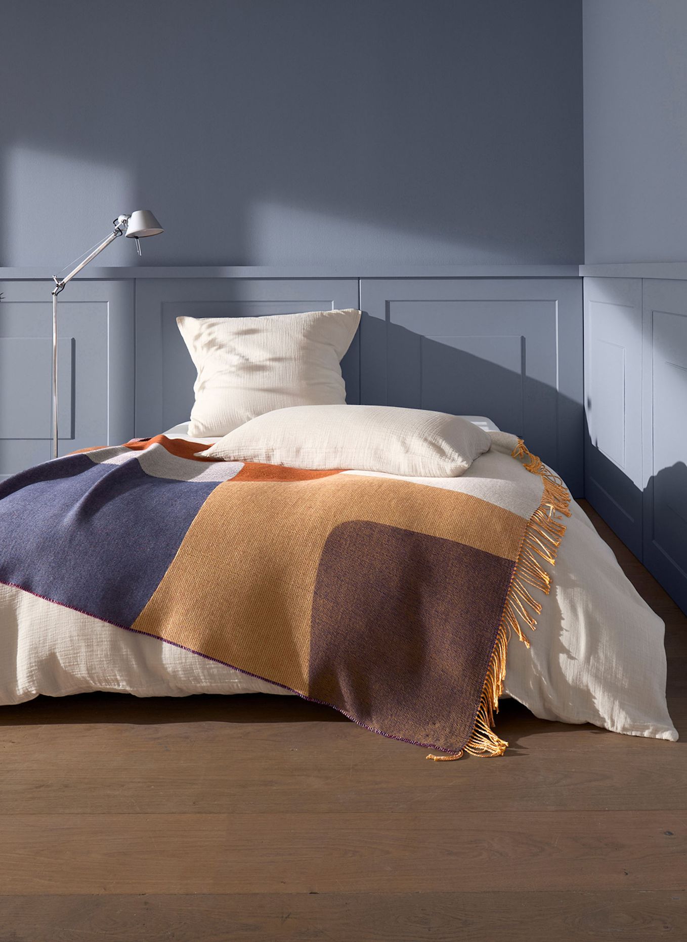 hessnatur Lambswool Mix Plaid: ROSA
