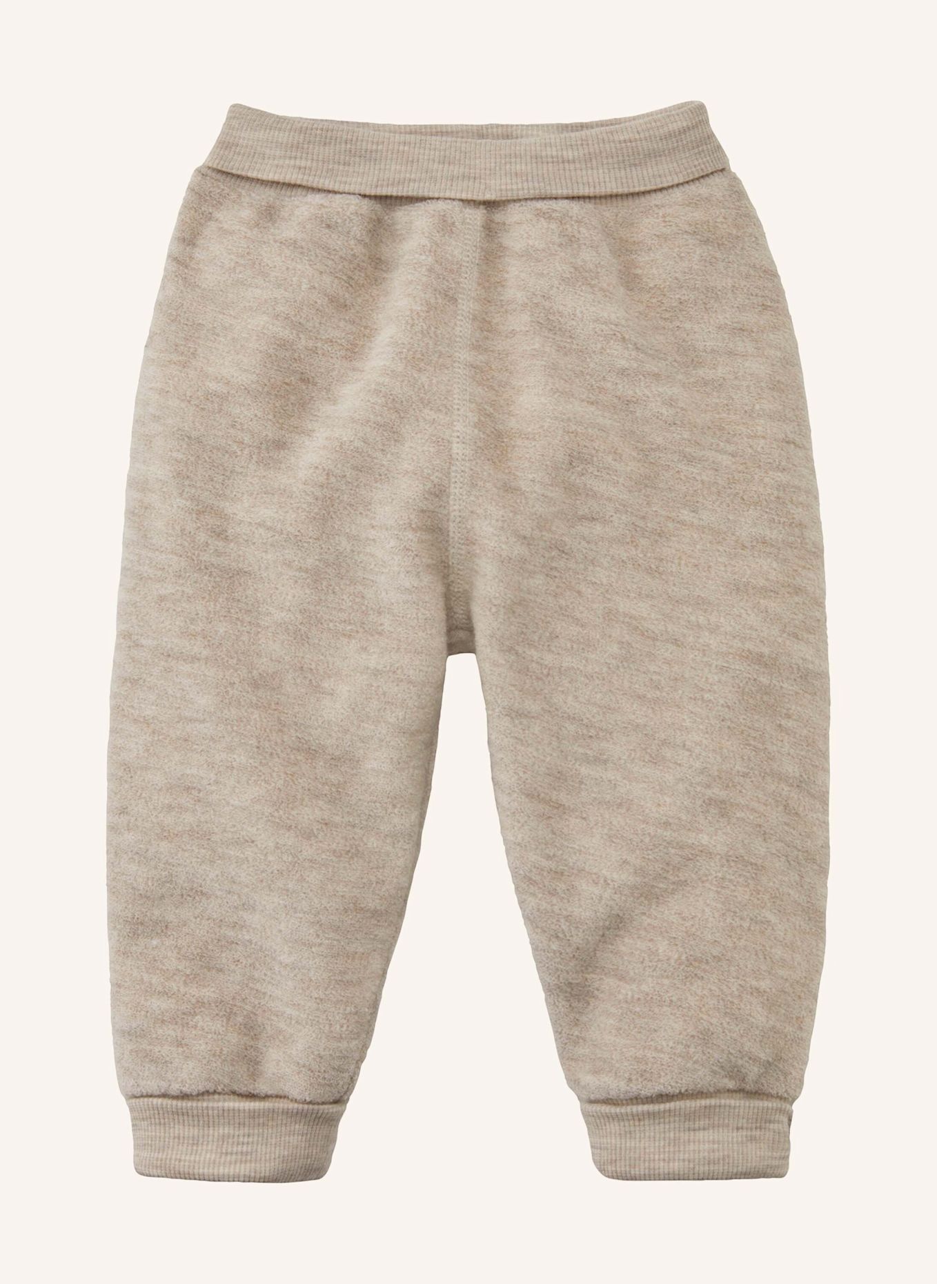 hessnatur hessnatur Wollfrottee Hose aus reiner Bio-Merinowolle: BEIGE