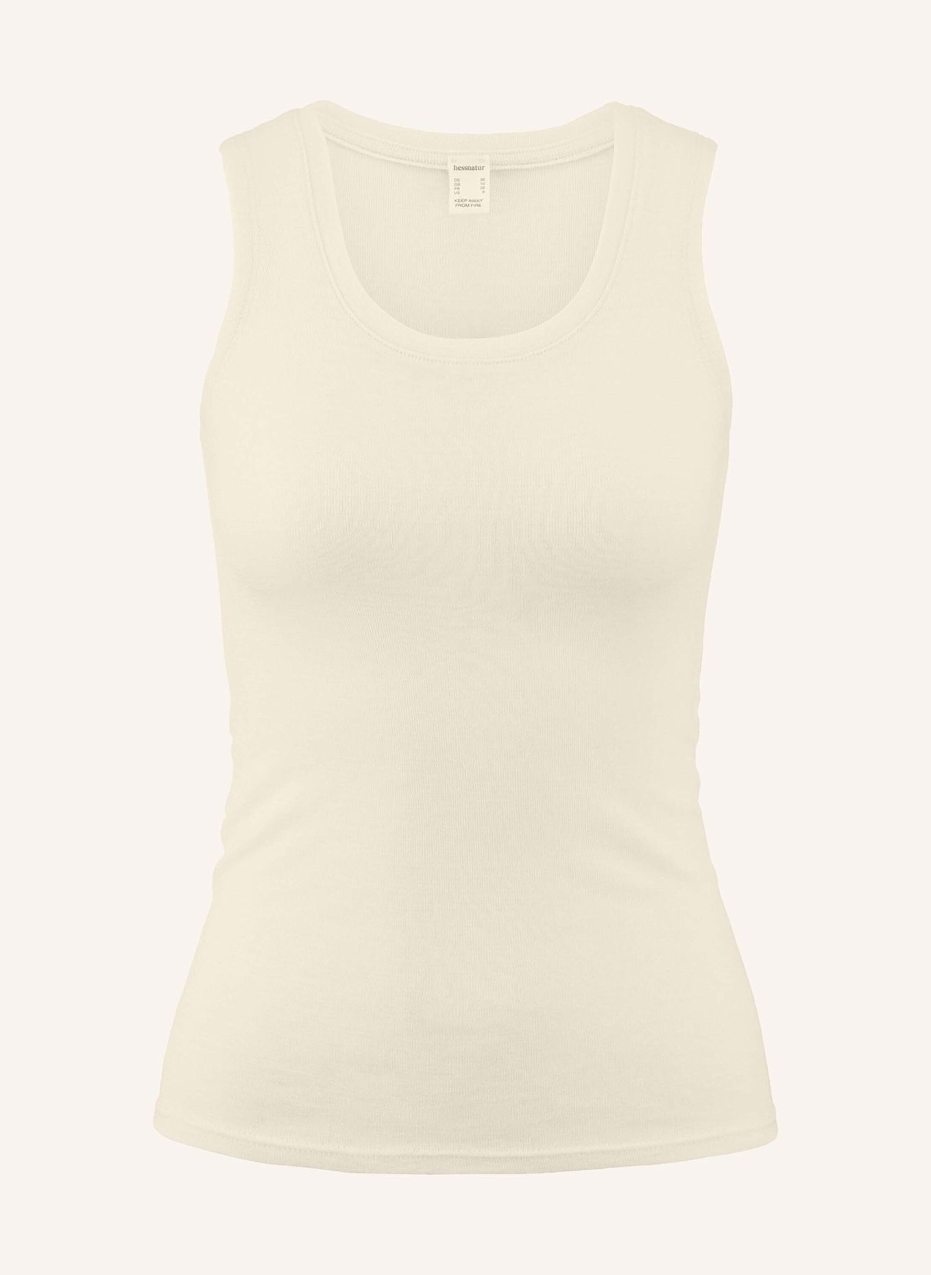 hessnatur hessnatur Tanktop PURE FUNCTION aus Bio-Merinowolle mit Seide: BEIGE