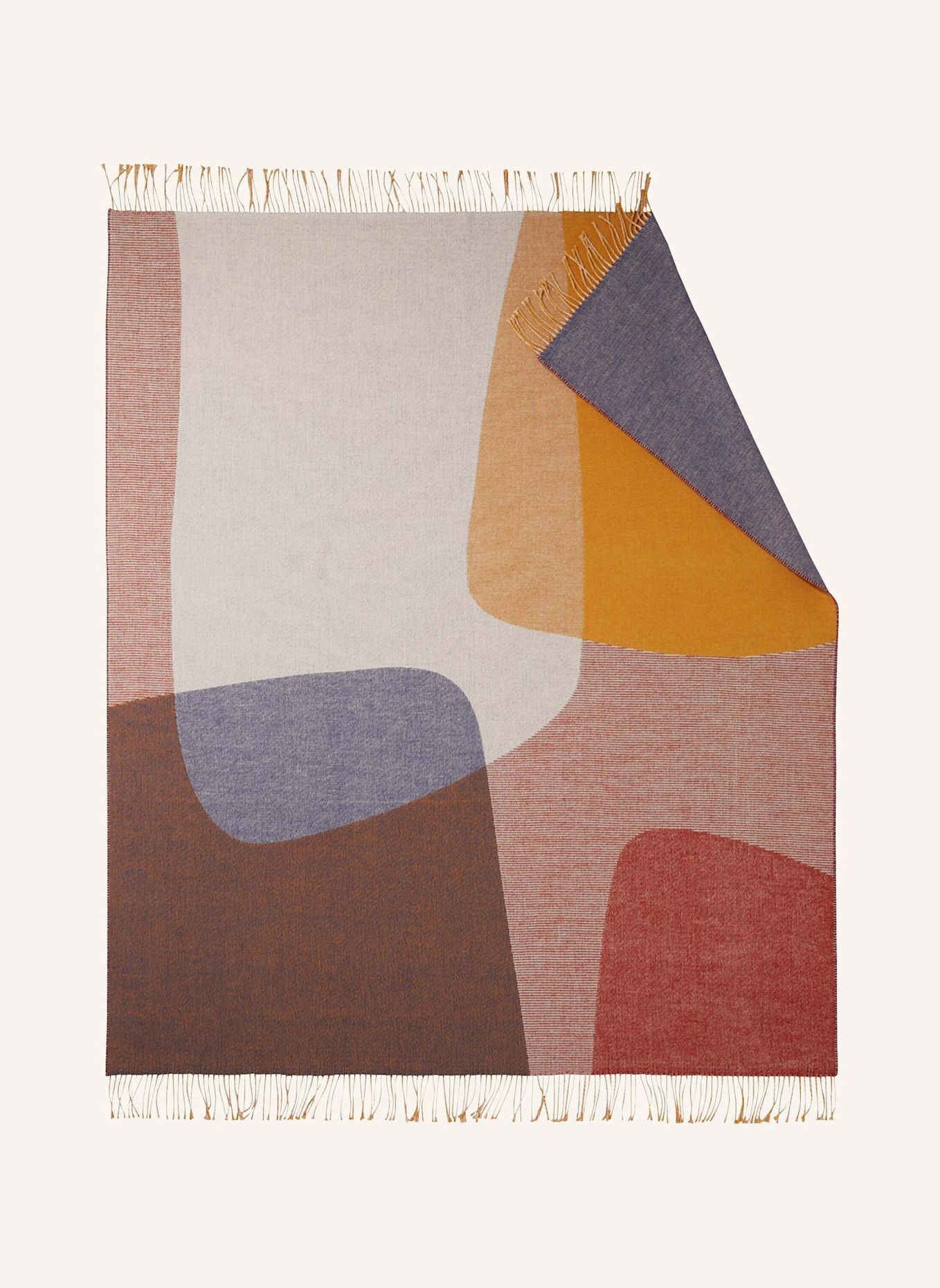 hessnatur Lambswool Mix Plaid: ROSA