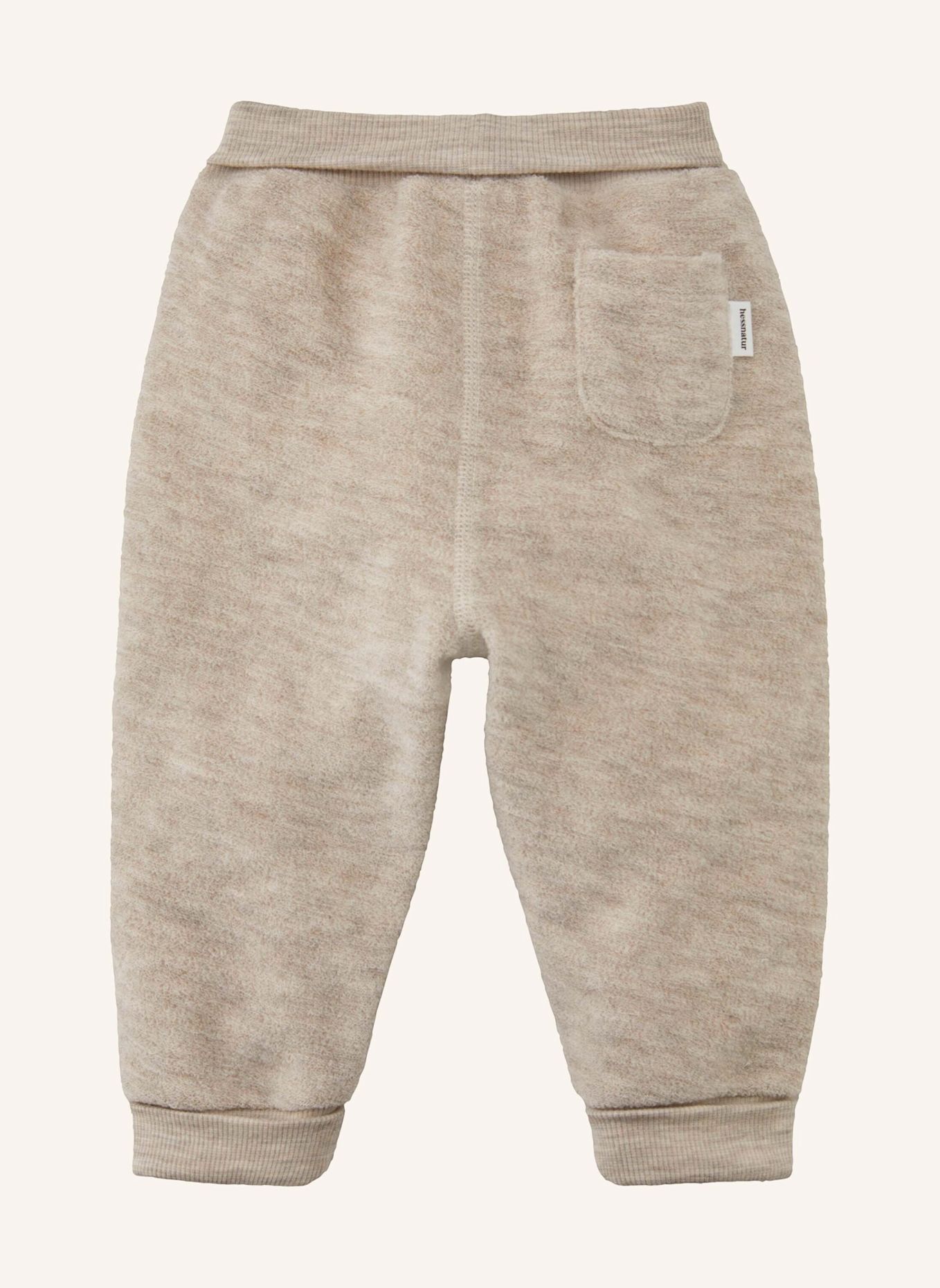 hessnatur hessnatur Wollfrottee Hose aus reiner Bio-Merinowolle: BEIGE