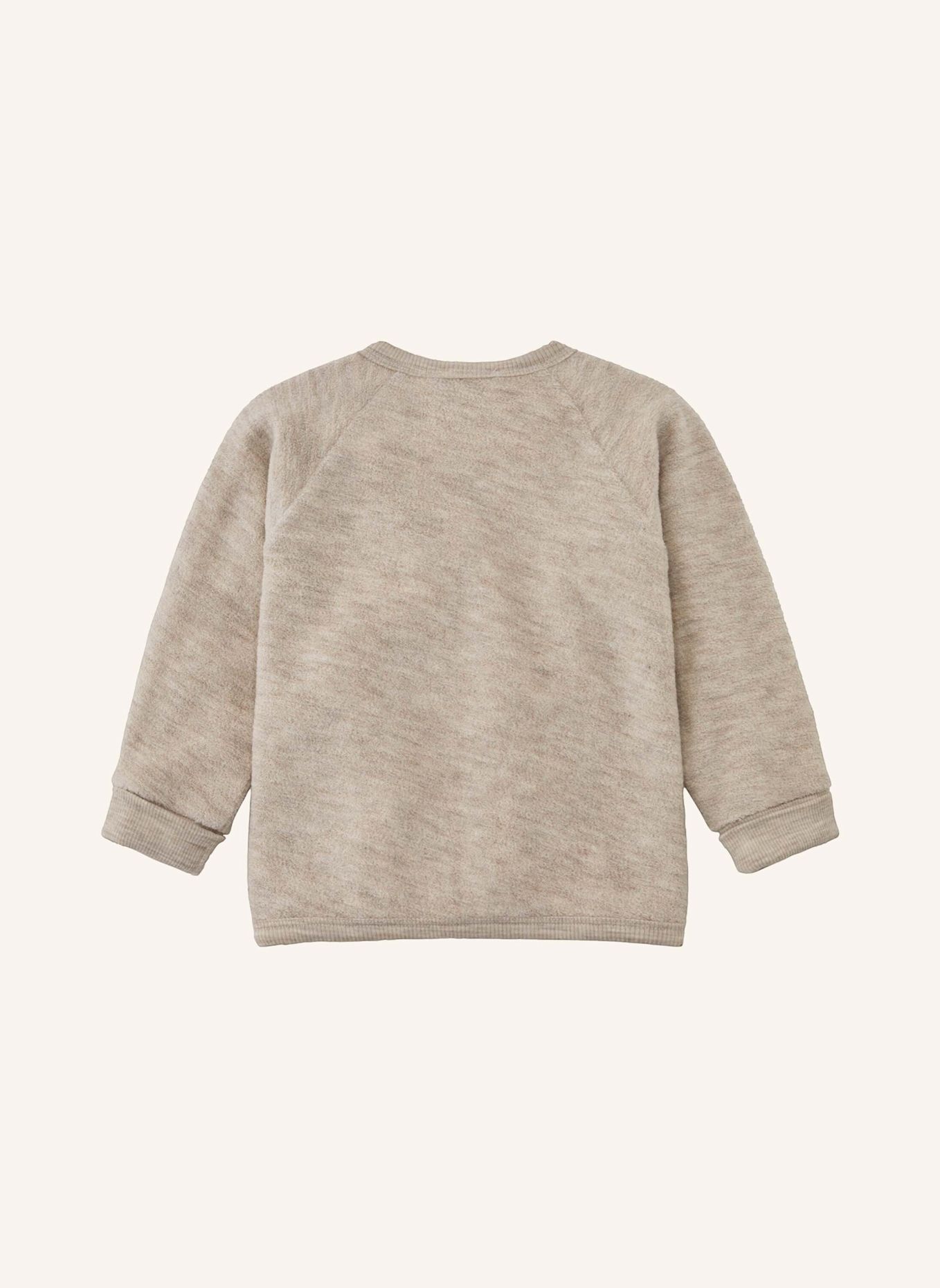 hessnatur hessnatur Wollfrottee Jacke aus reiner Bio-Merinowolle: BEIGE