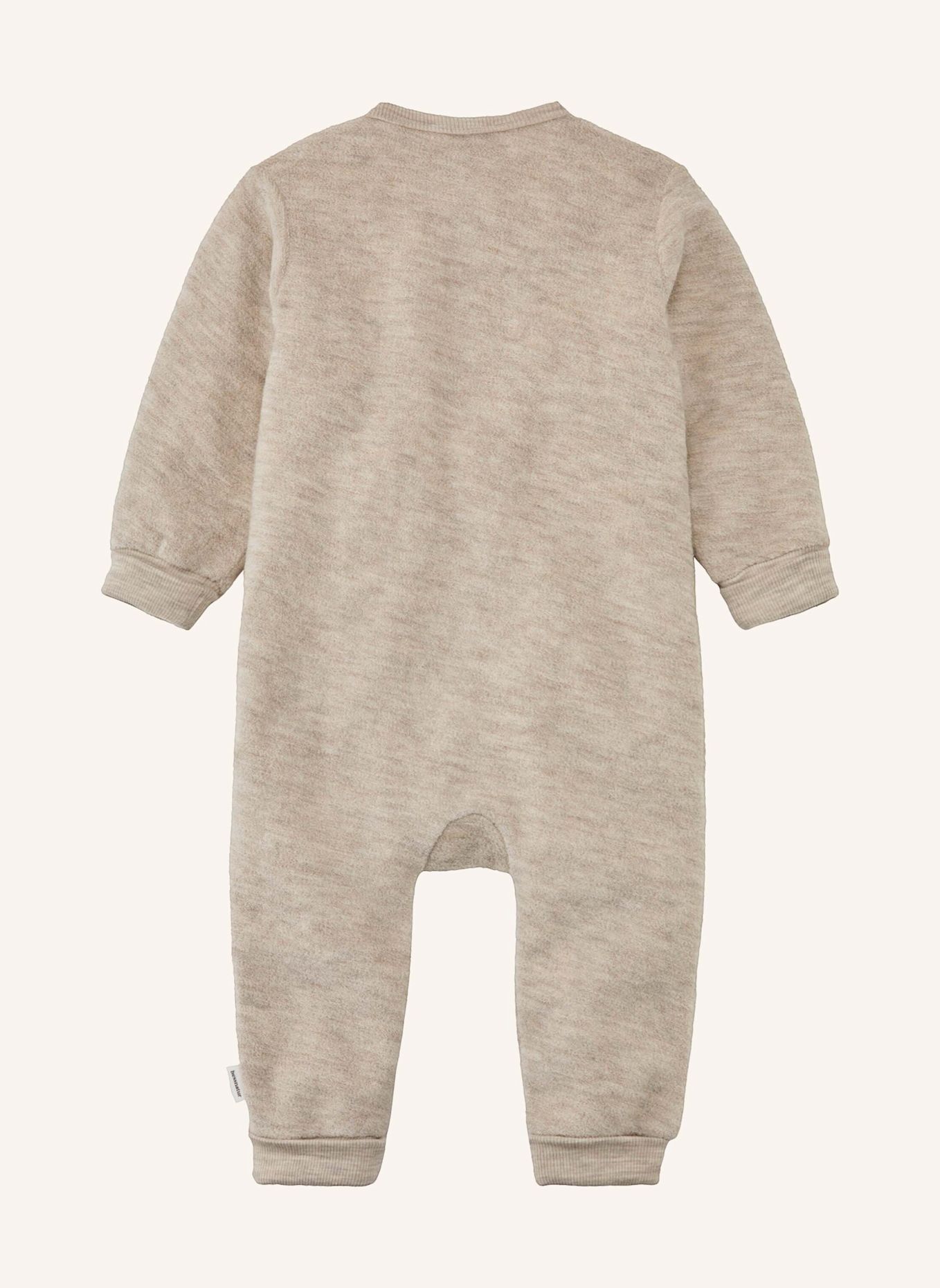 hessnatur hessnatur Wollfrottee Overall aus reiner Bio-Merinowolle: BEIGE