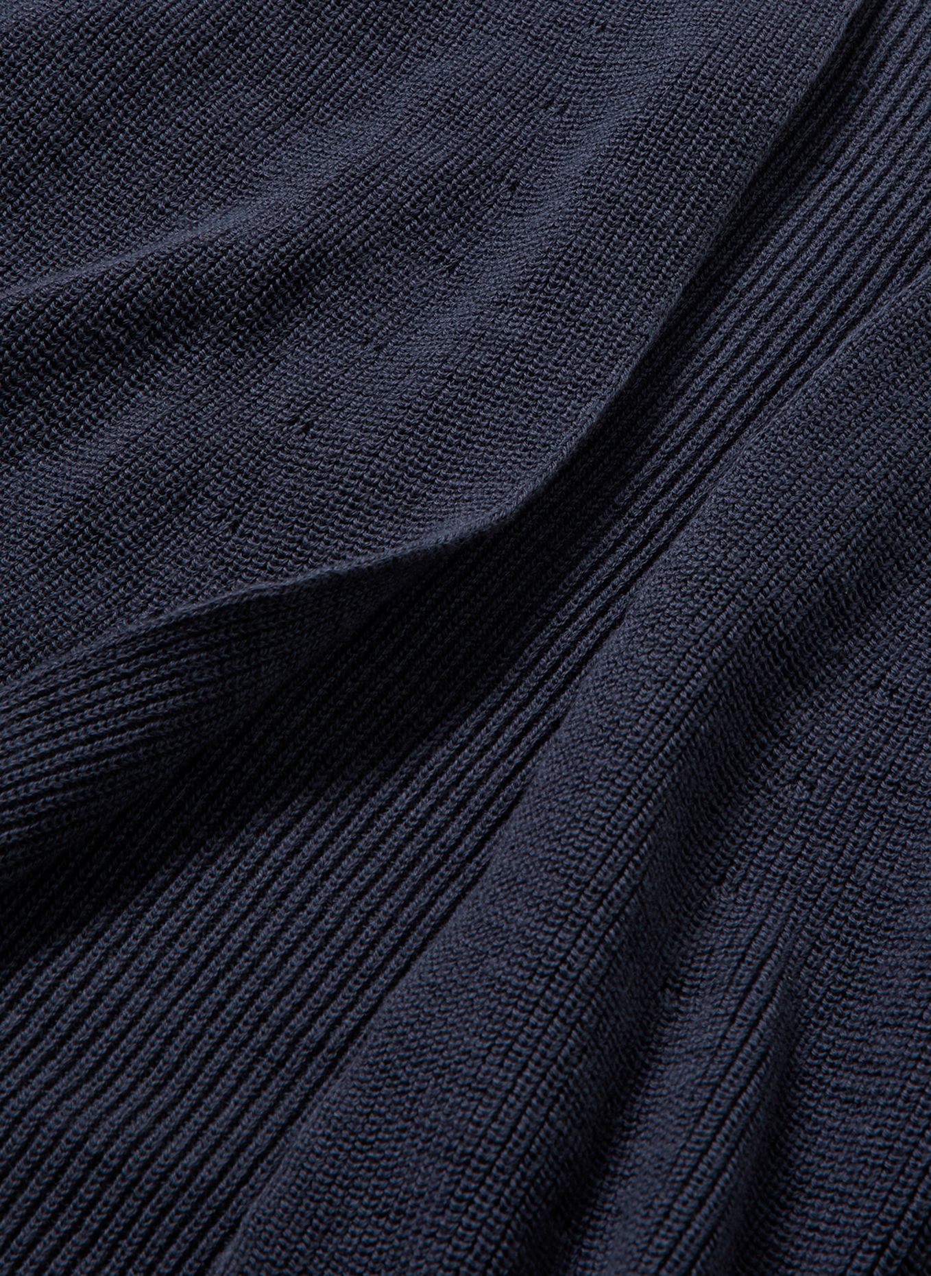 hessnatur hessnatur Strick Jacke Regular aus reiner Bio-Baumwolle: BLAU