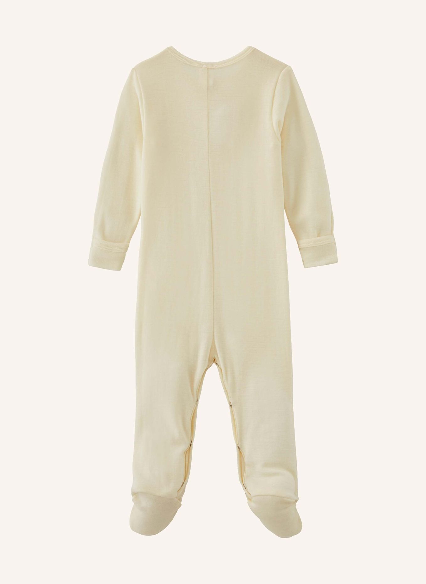 hessnatur hessnatur Schlafoverall aus Bio-Merinowolle mit Seide: BEIGE