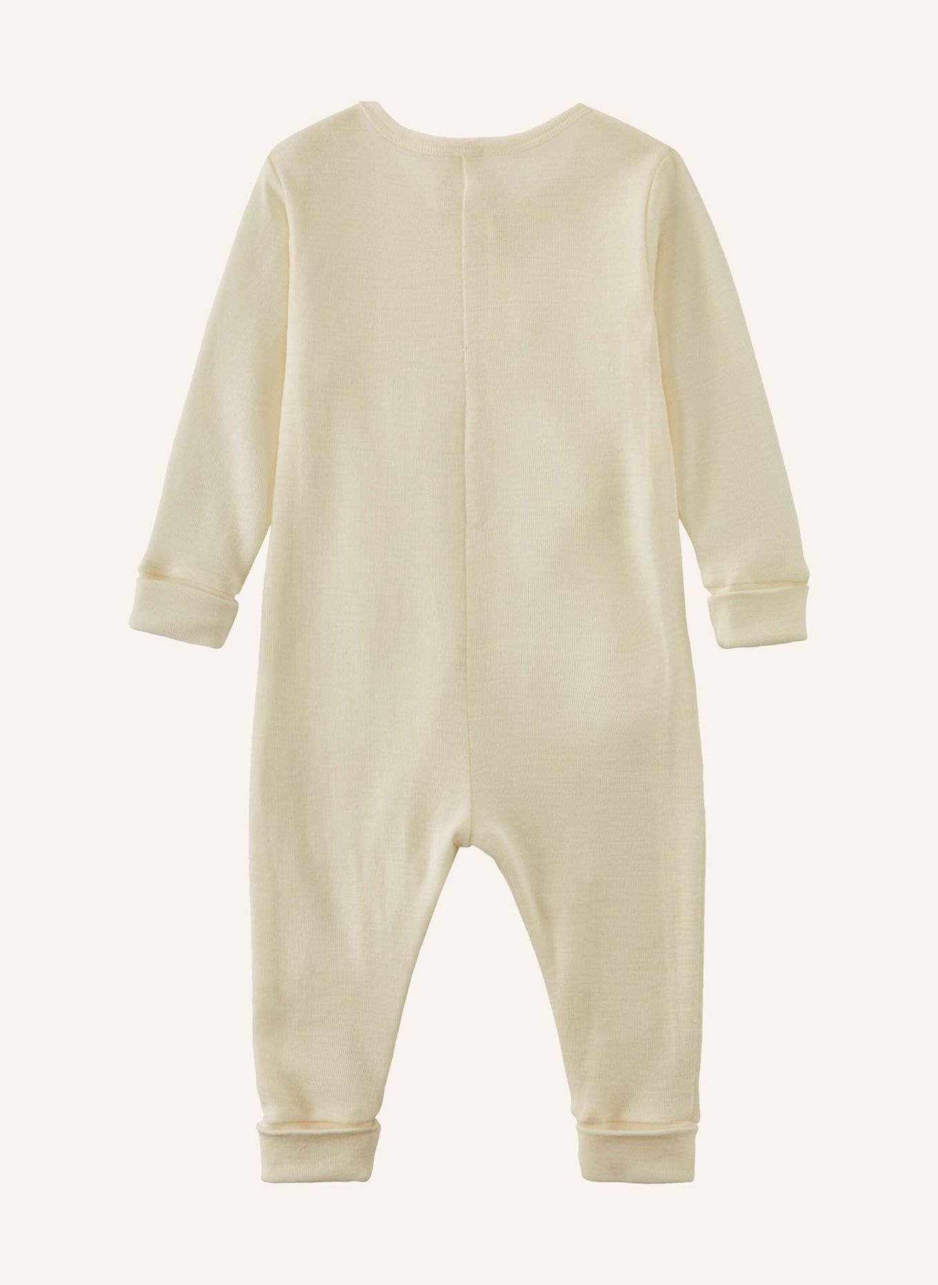 hessnatur hessnatur Schlafoverall aus Bio-Merinowolle mit Seide: BEIGE