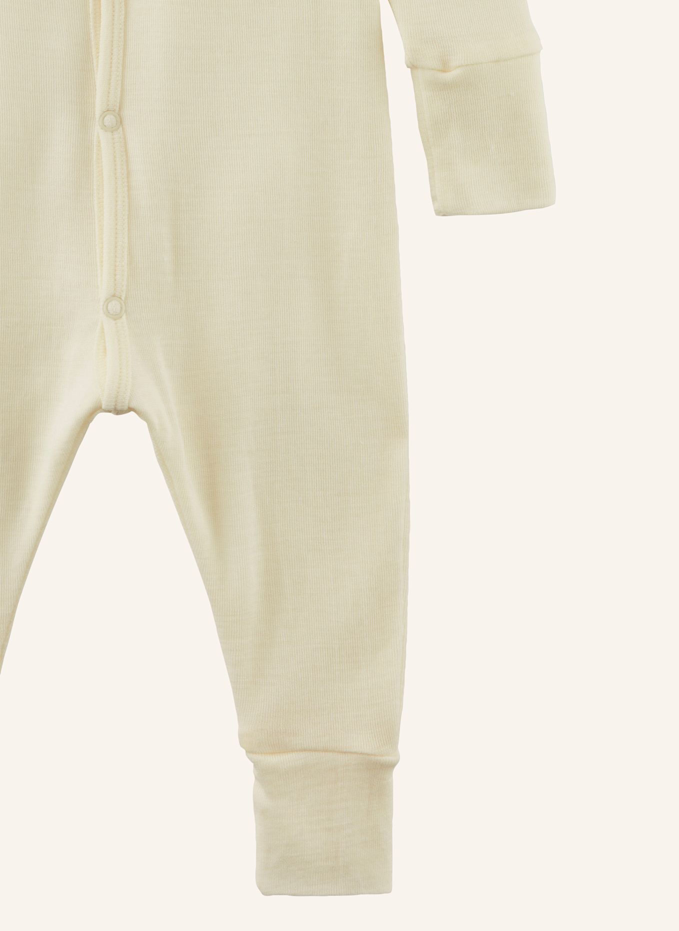 hessnatur hessnatur Schlafoverall aus Bio-Merinowolle mit Seide: BEIGE