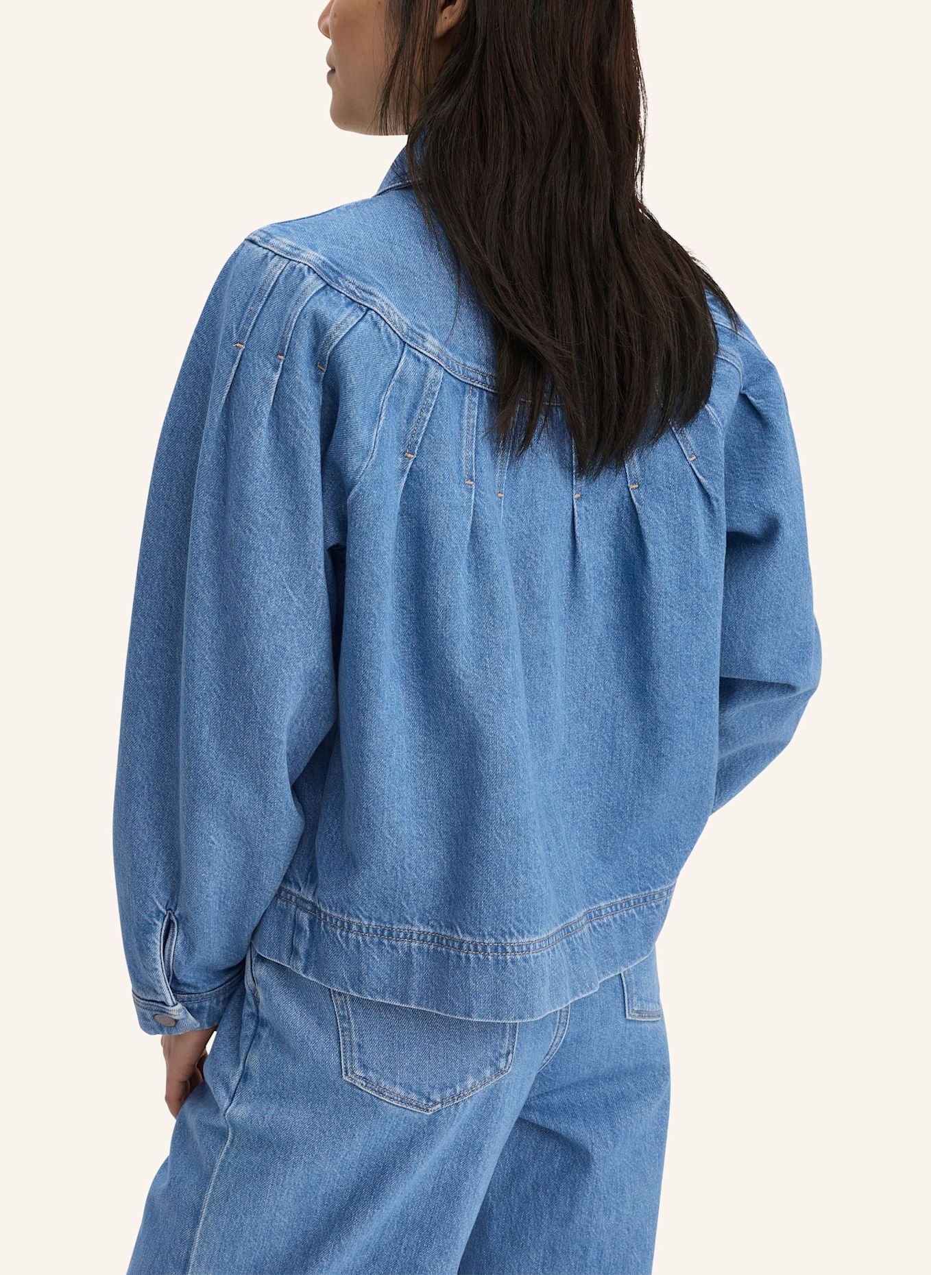 hessnatur hessnatur Jeansjacke Relaxed aus Bio-Baumwolle mit TENCEL™ Lyocell: BLAU