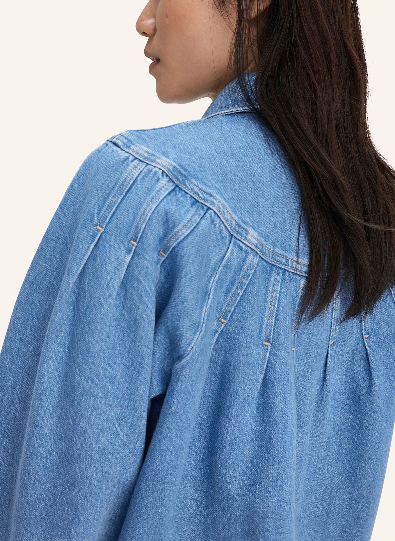 hessnatur hessnatur Jeansjacke Relaxed aus Bio-Baumwolle mit TENCEL™ Lyocell: BLAU