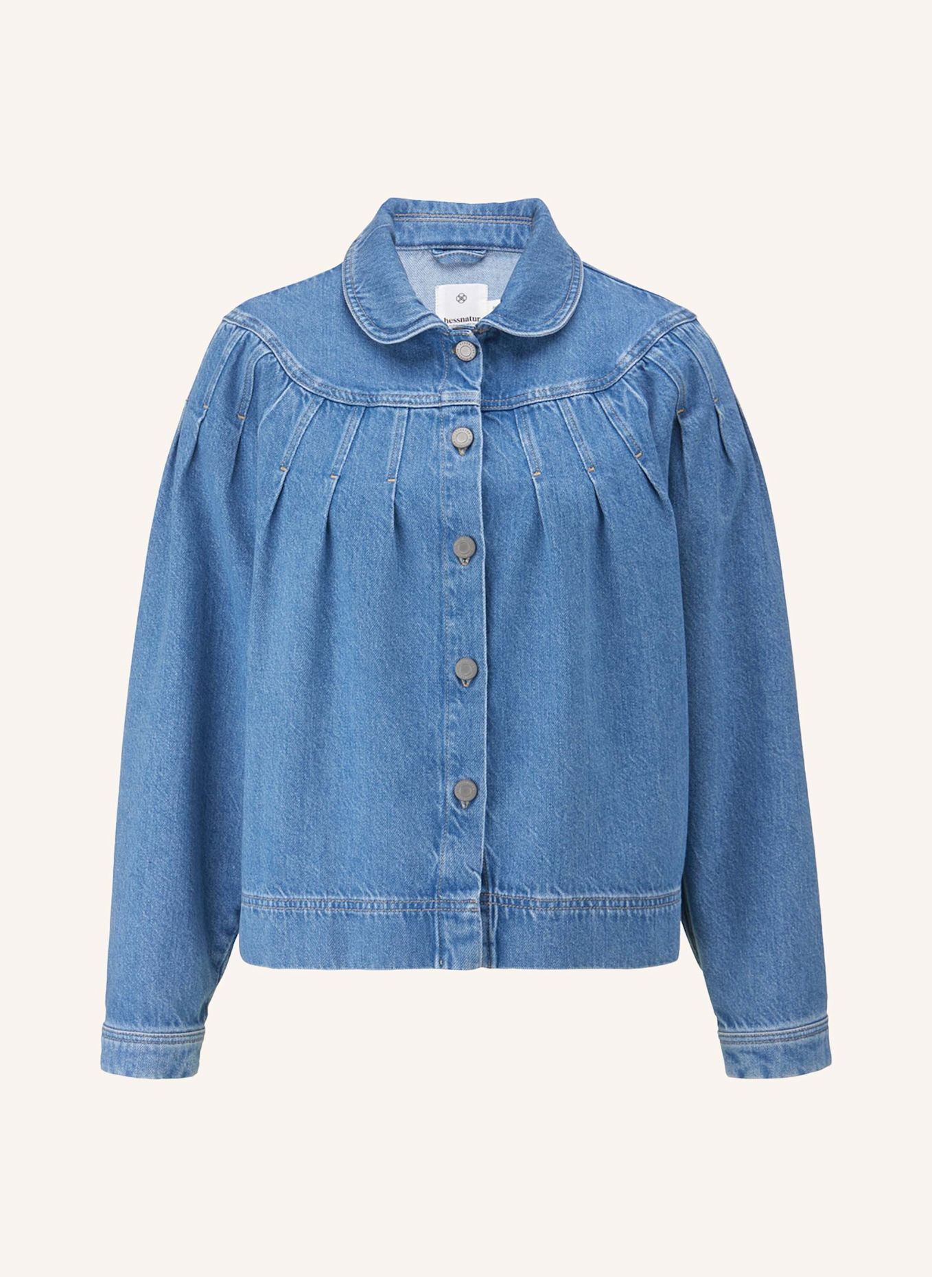hessnatur hessnatur Jeansjacke Relaxed aus Bio-Baumwolle mit TENCEL™ Lyocell: BLAU