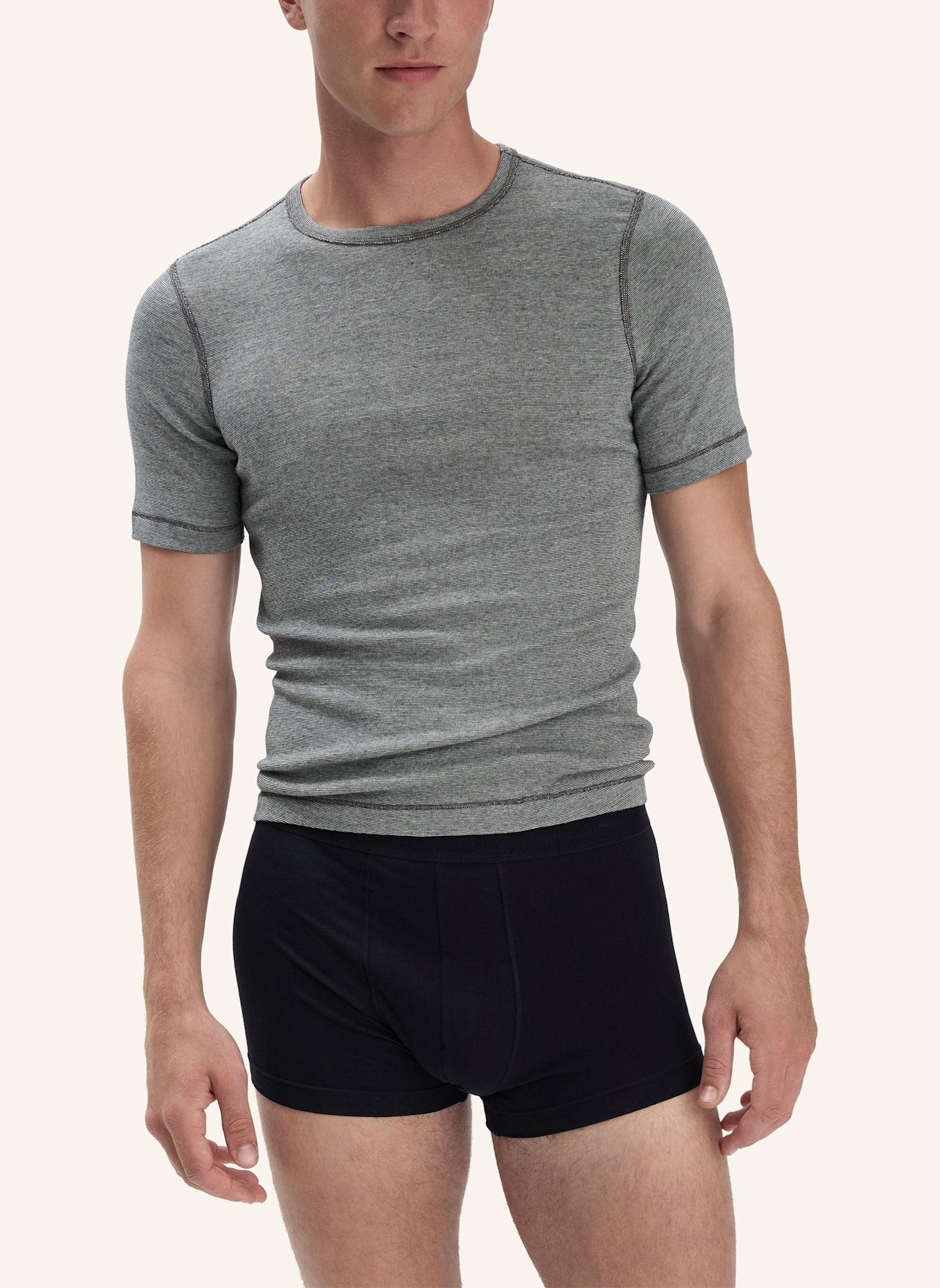 hessnatur Pants Regular Cut: SCHWARZ