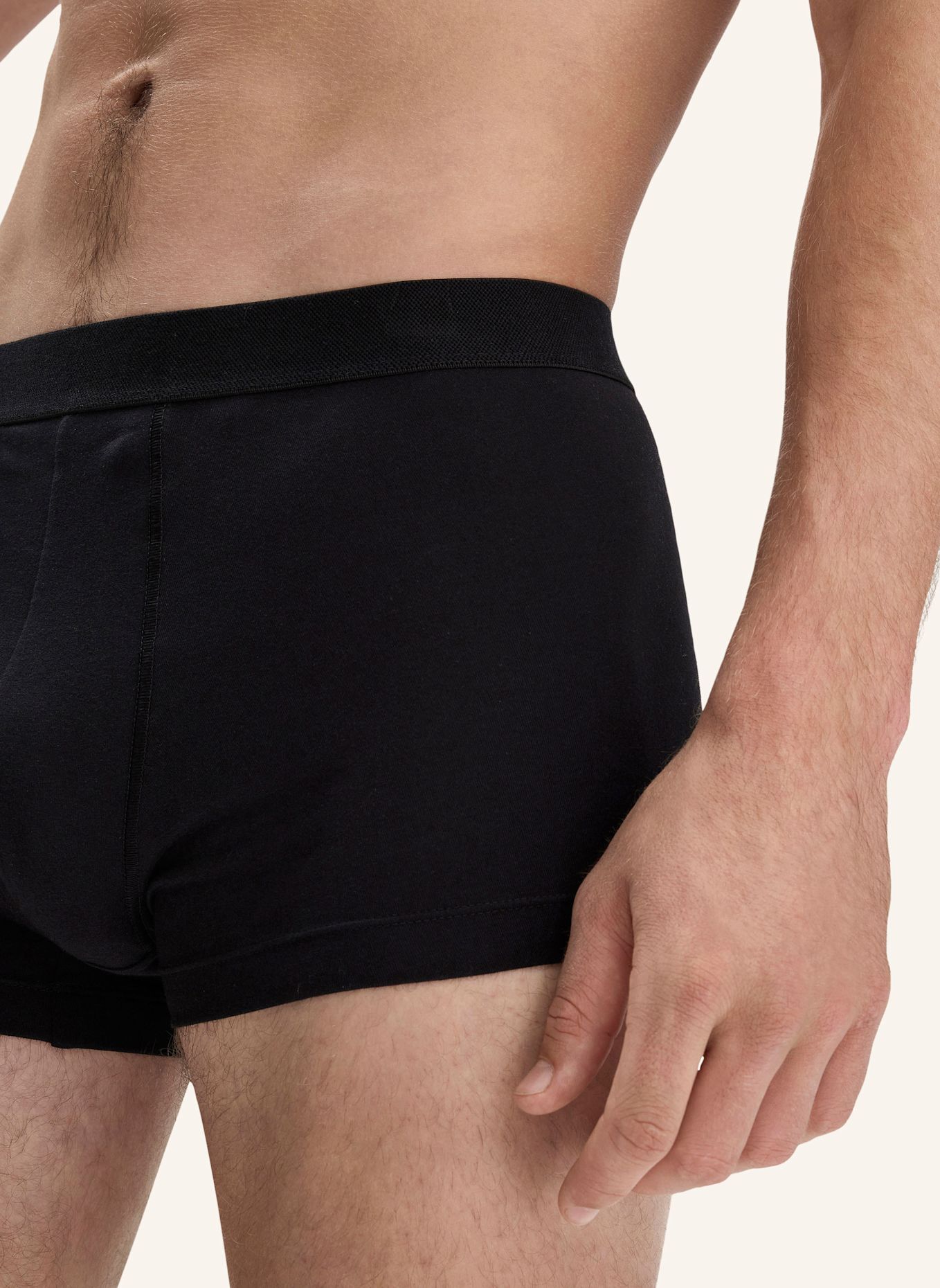 hessnatur Pants Regular Cut: SCHWARZ