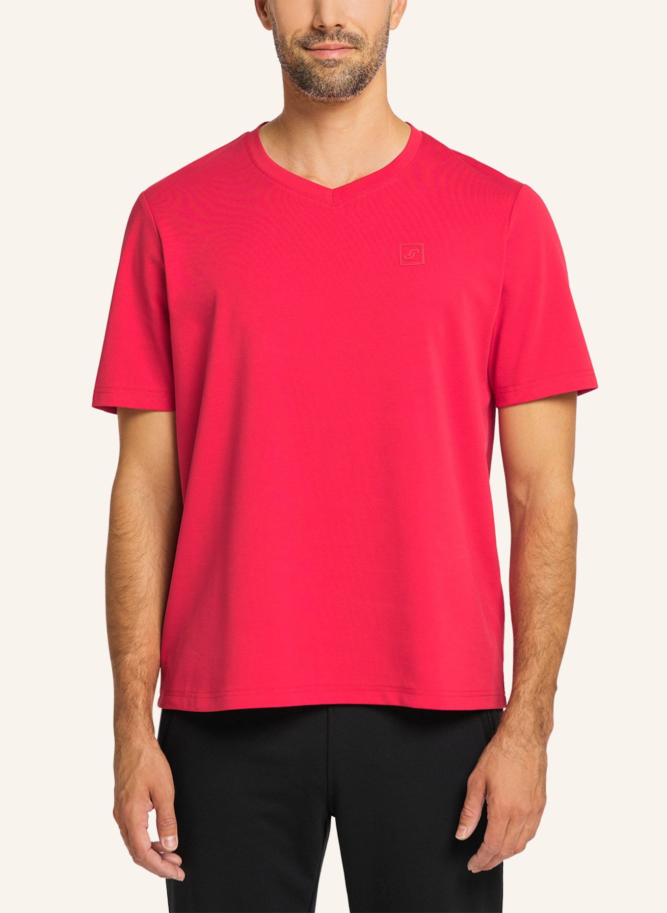JOY sportswear V-Neck Shirt MANUEL, Farbe: ROT (Bild 7)