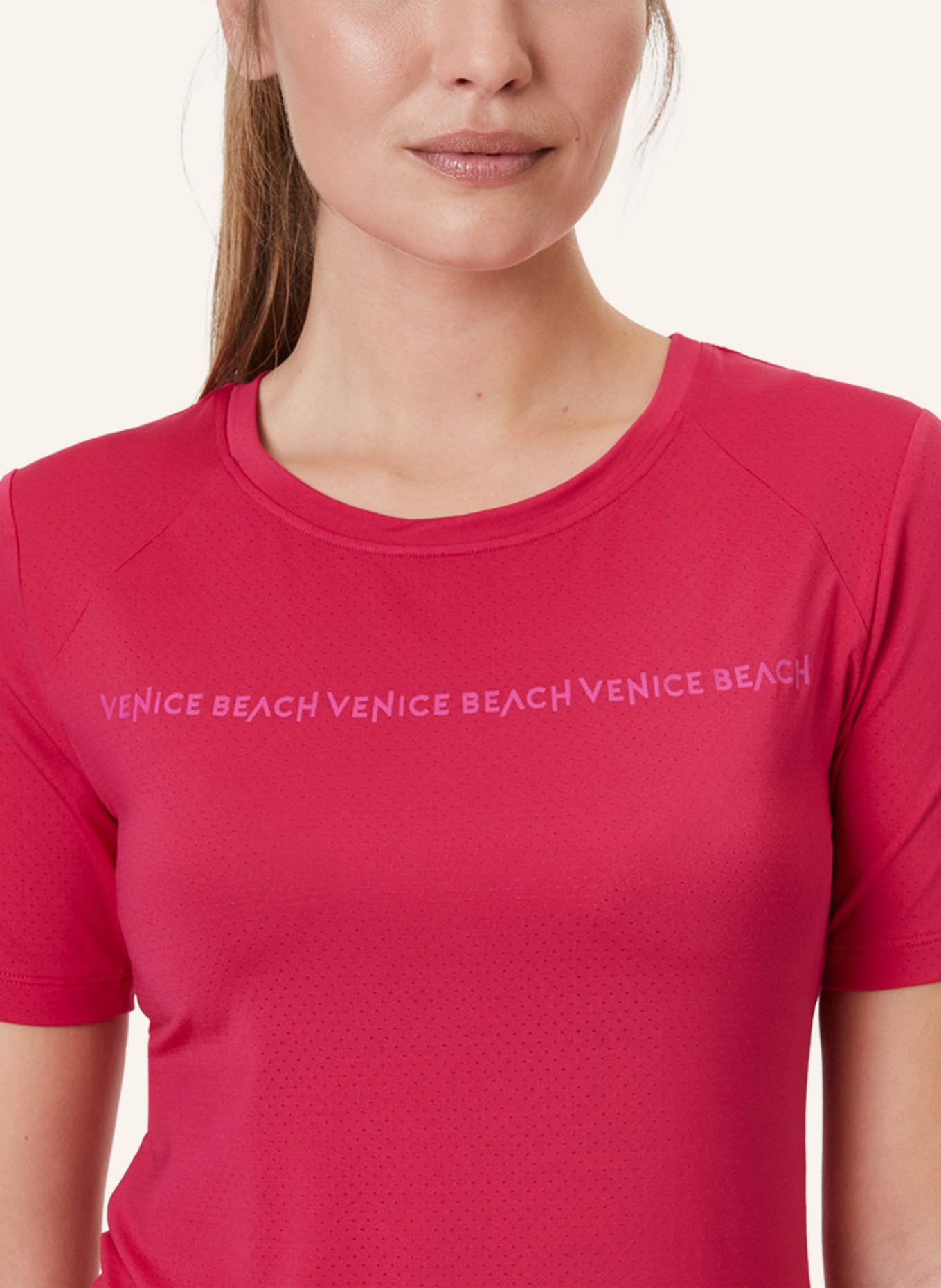 VENICE BEACH Rundhalsshirt VB Bex, Farbe: ROT (Bild 4)