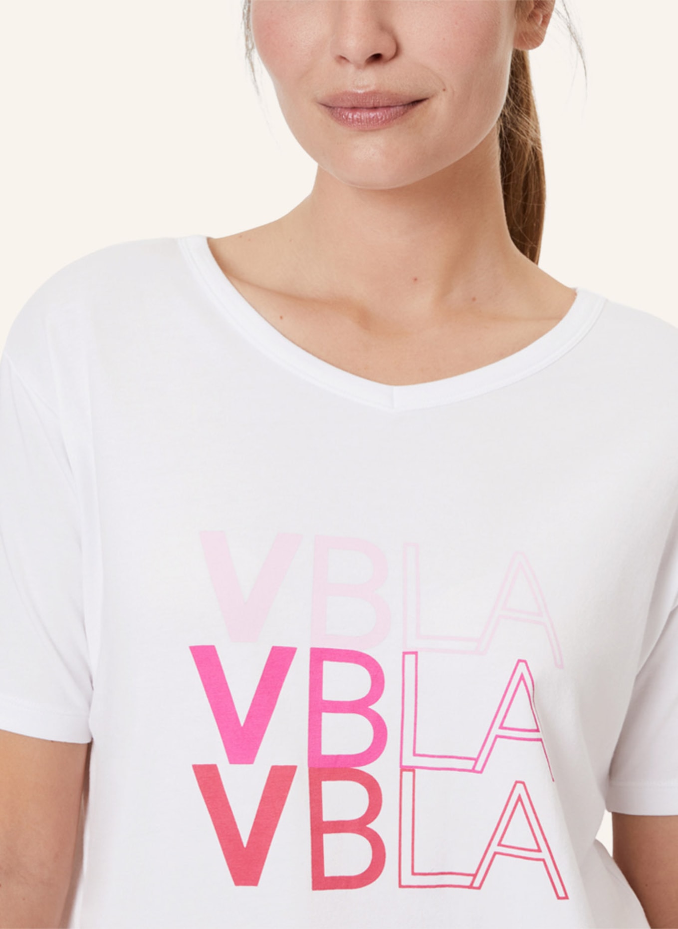VENICE BEACH T-Shirt VB Reagan, Farbe: WEISS (Bild 4)