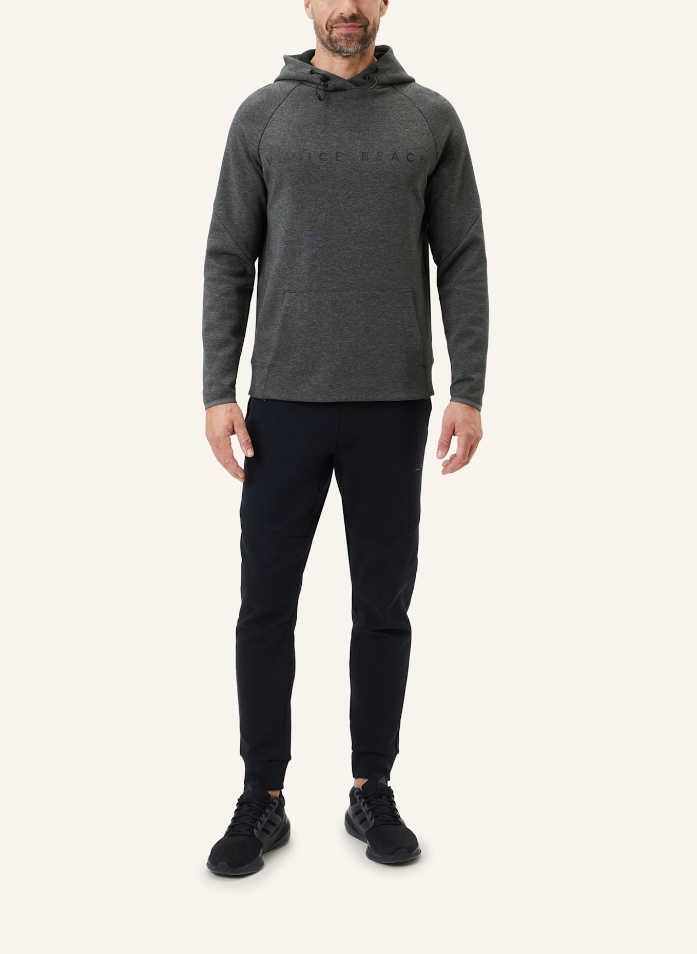 VENICE BEACH Kapuzensweatshirt VB Men LENNOX, Farbe: GRAU (Bild 7)