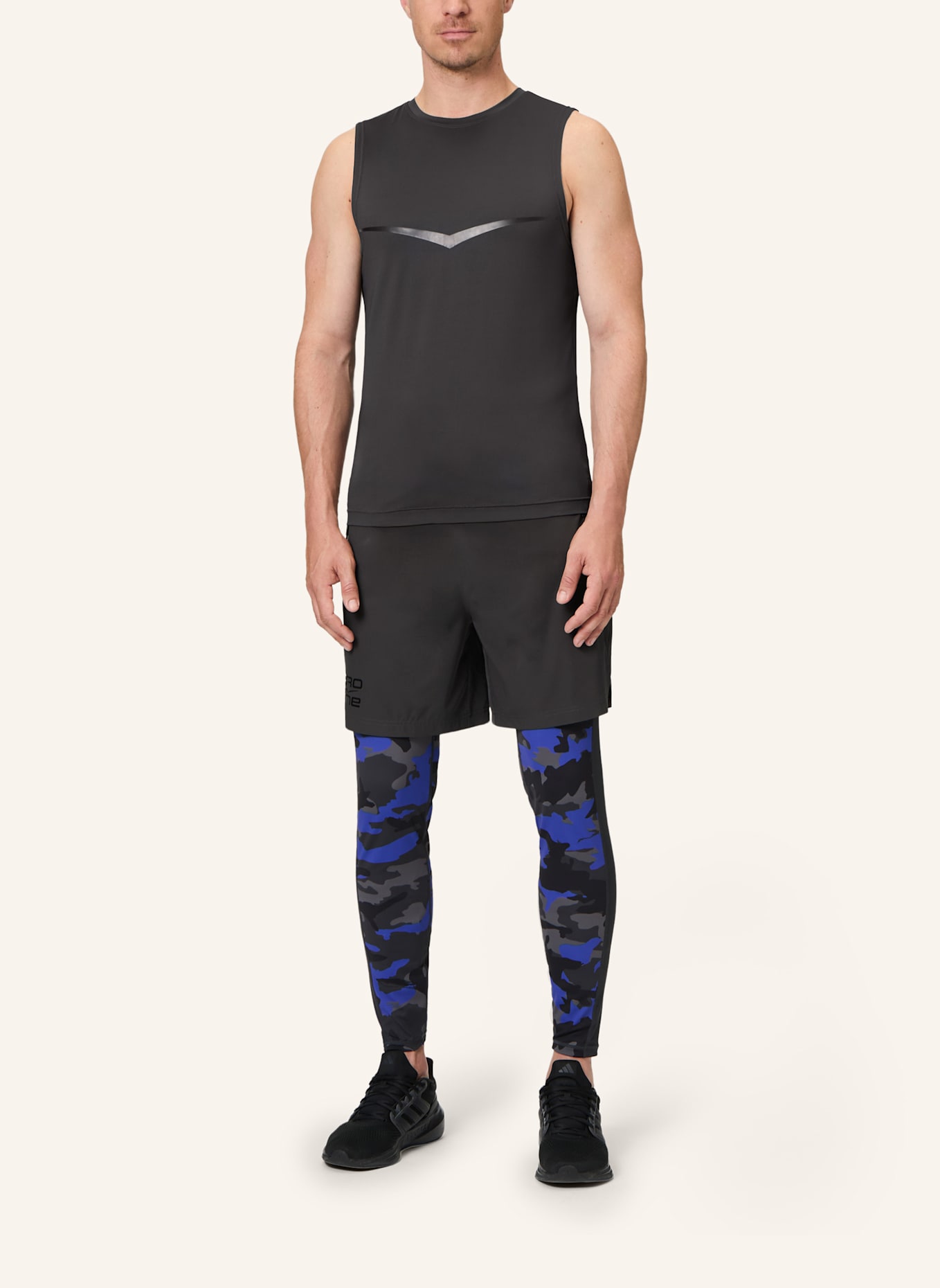 VENICE BEACH Shorts Pro Line Lancaster: SCHWARZ