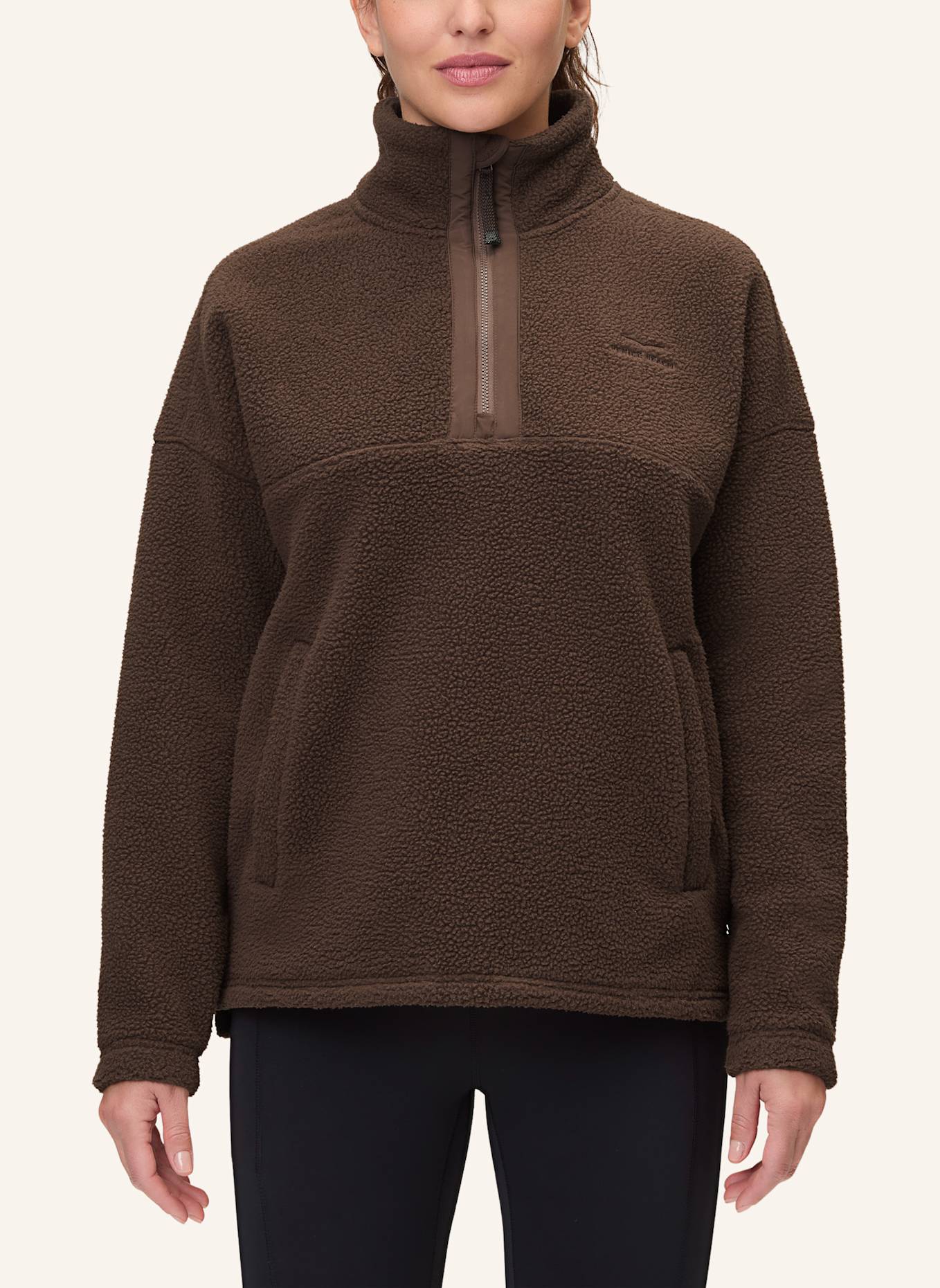 VENICE BEACH Fleece-Troyer VB SARAH: BRAUN