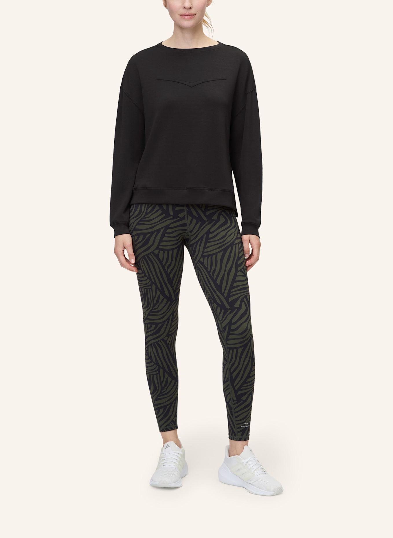 VENICE BEACH Sweatshirt VB APRIL: SCHWARZ