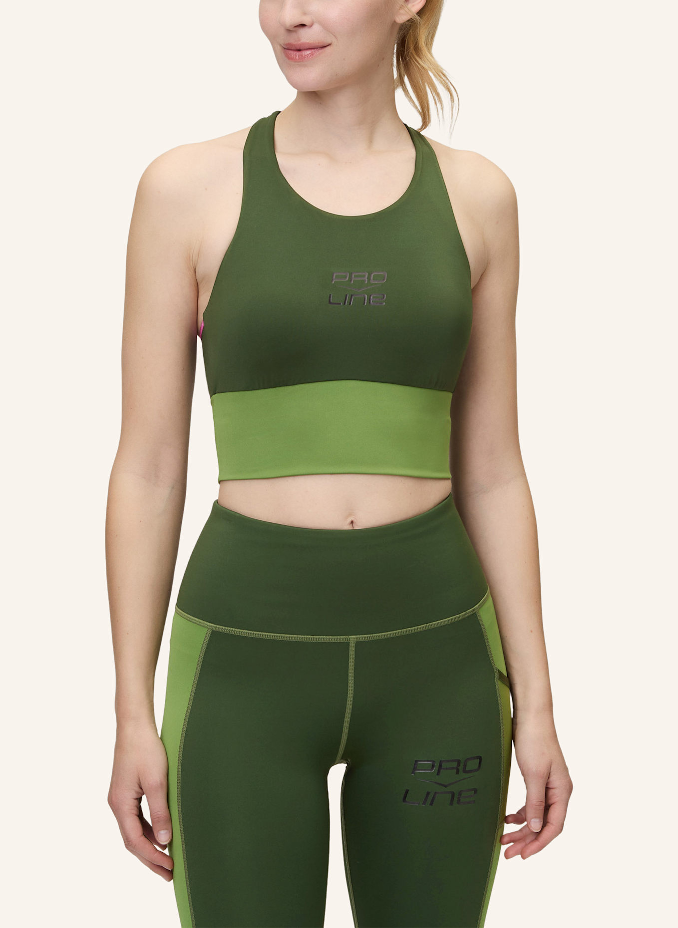 VENICE BEACH Cropped-Top BUFFALO: GRÜN