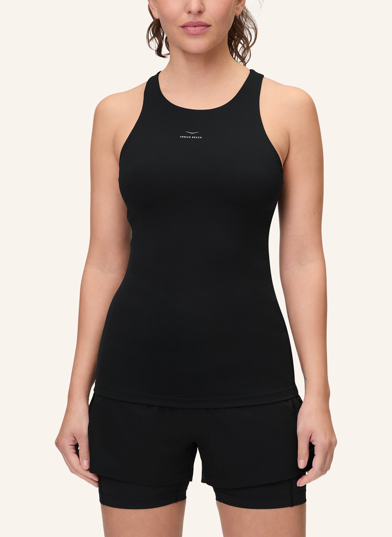 VENICE BEACH Sporttop VB Virginina: SCHWARZ