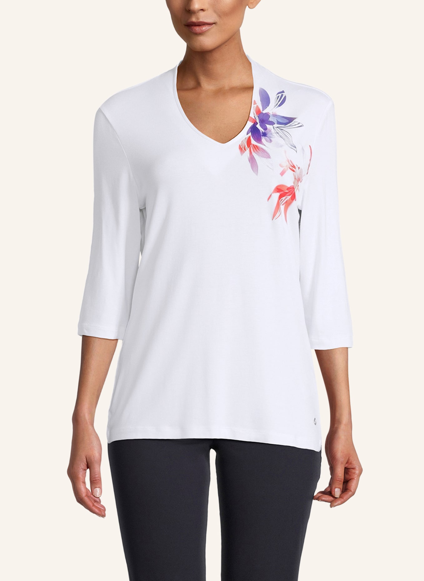 JOY sportswear 3/4-Arm-Shirt Jorina: WEISS