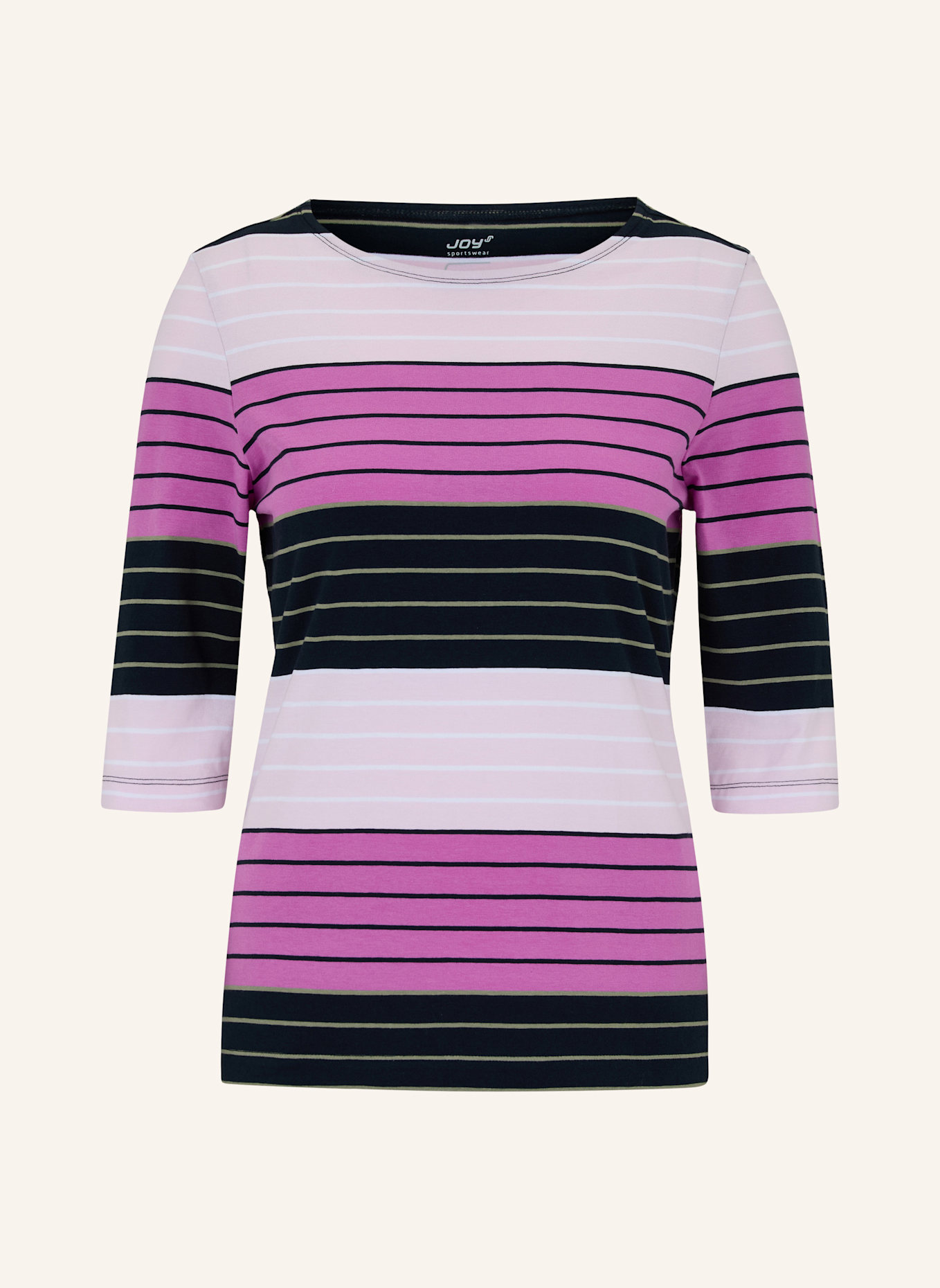 JOY sportswear 3/4-Arm-Shirt LUANA: SCHWARZ