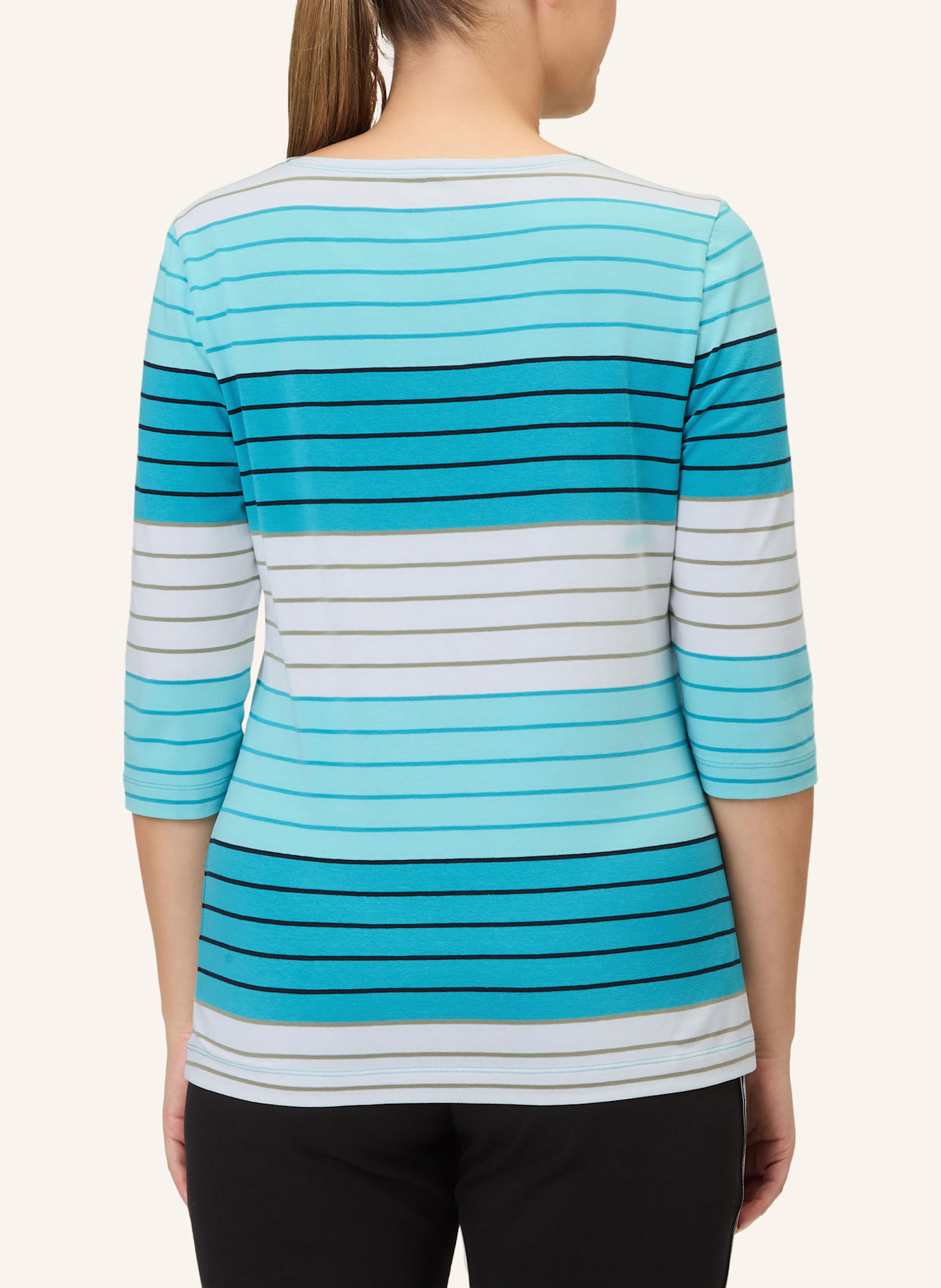 JOY sportswear 3/4-Arm-Shirt LUANA: SCHWARZ