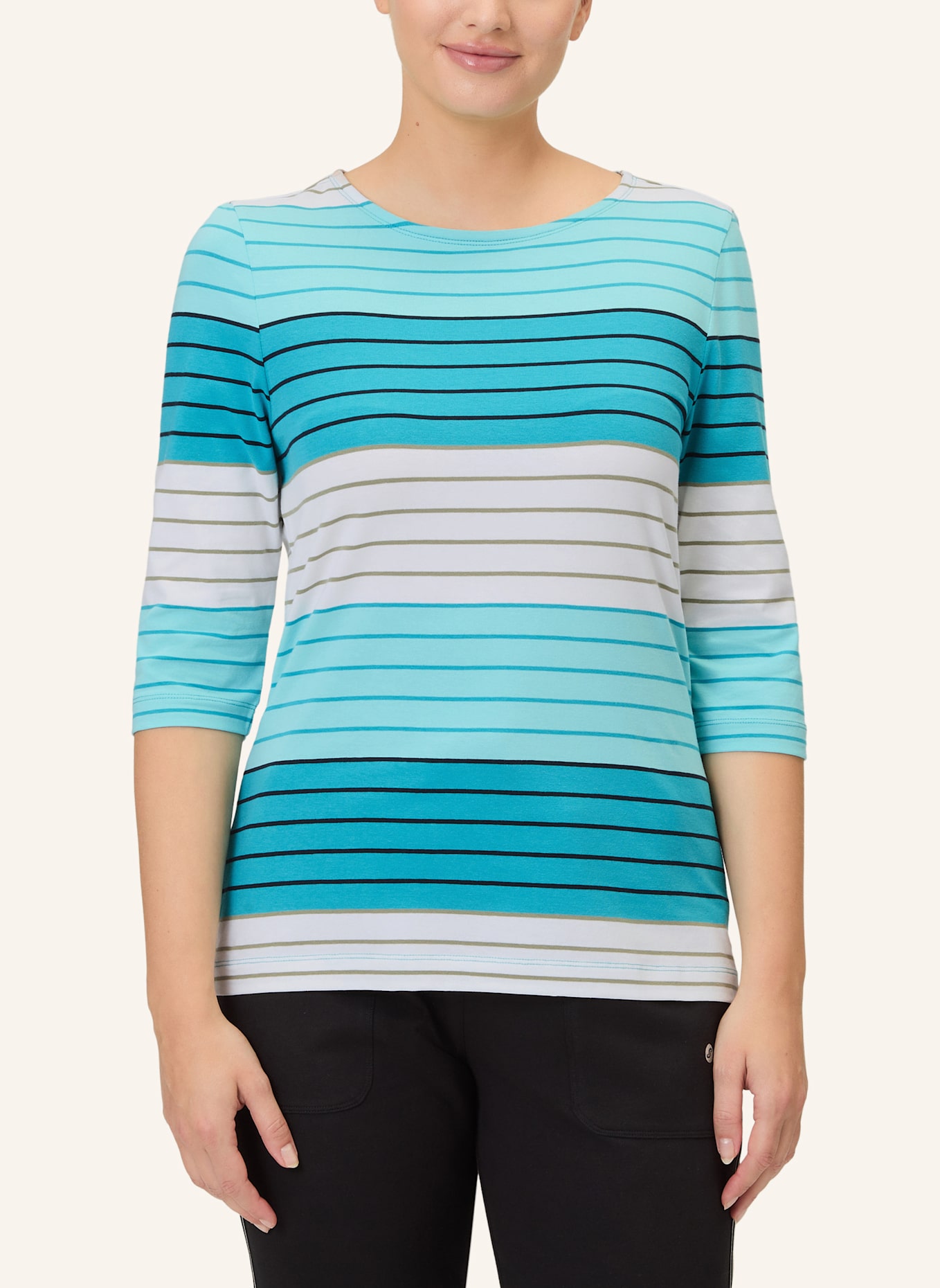 JOY sportswear 3/4-Arm-Shirt LUANA: SCHWARZ